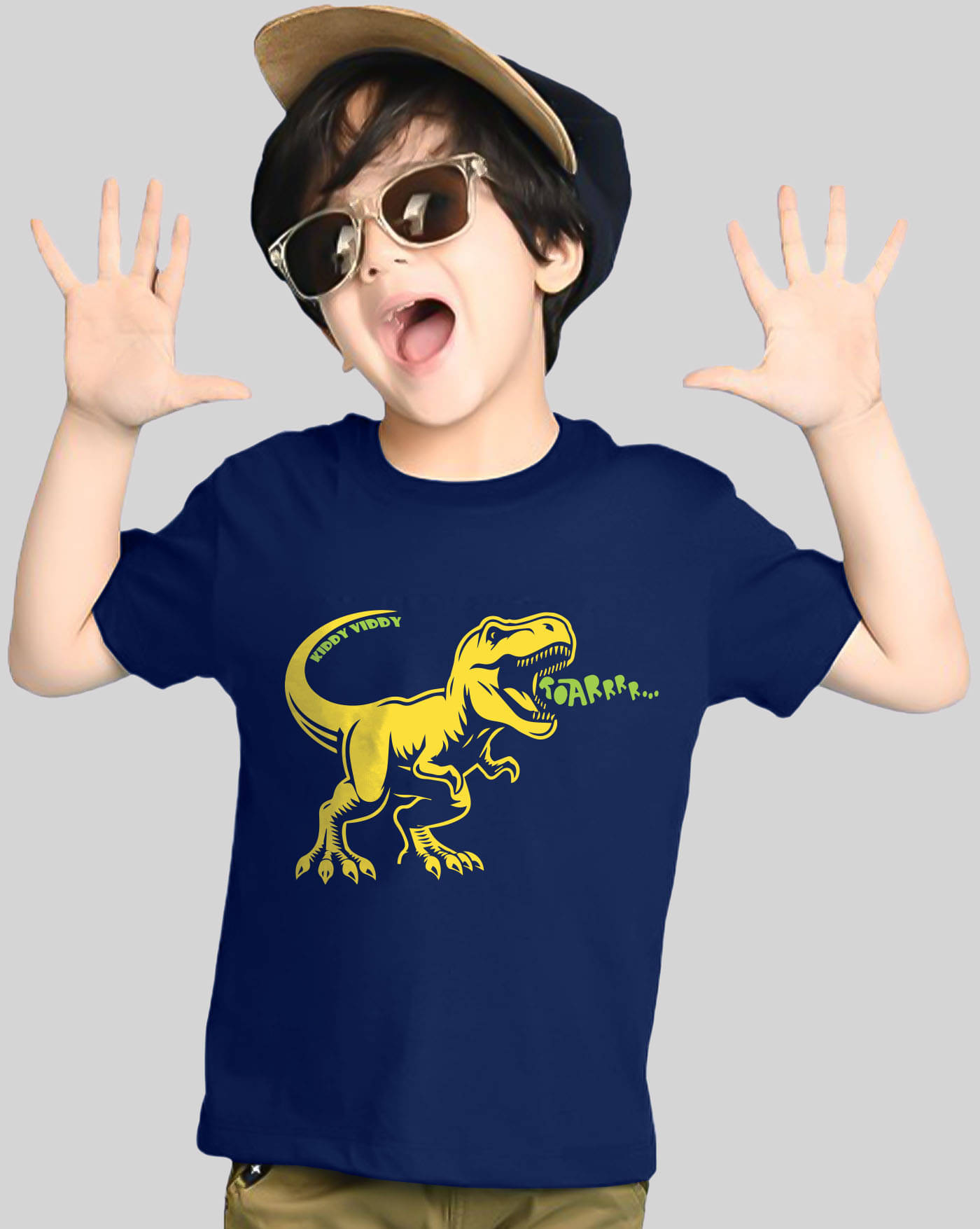     			ENITOR Pack of 1 Boys Cotton Blend T-Shirt ( Navy Blue )