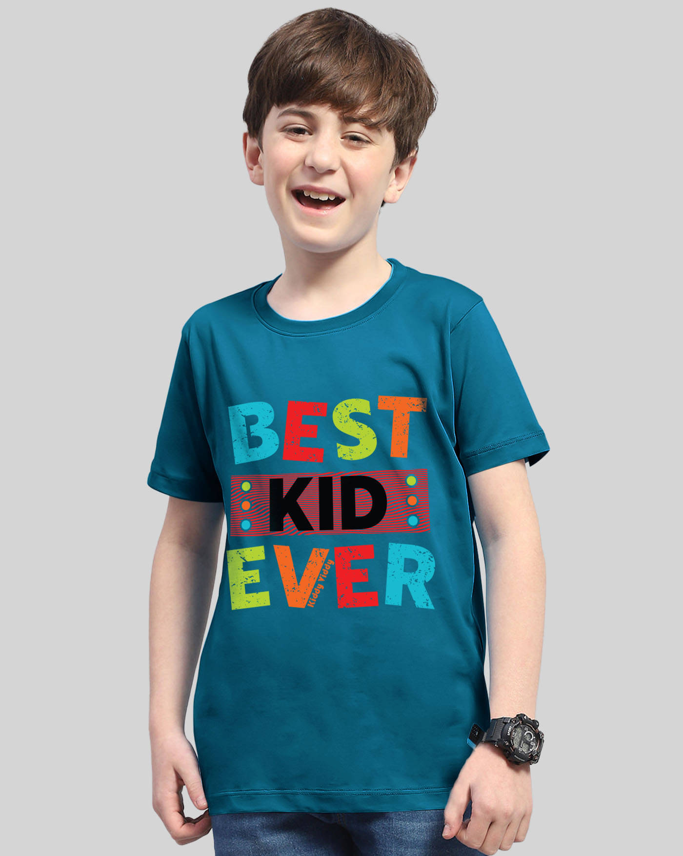     			ENITOR Pack of 1 Boys Cotton Blend T-Shirt ( Turquoise )