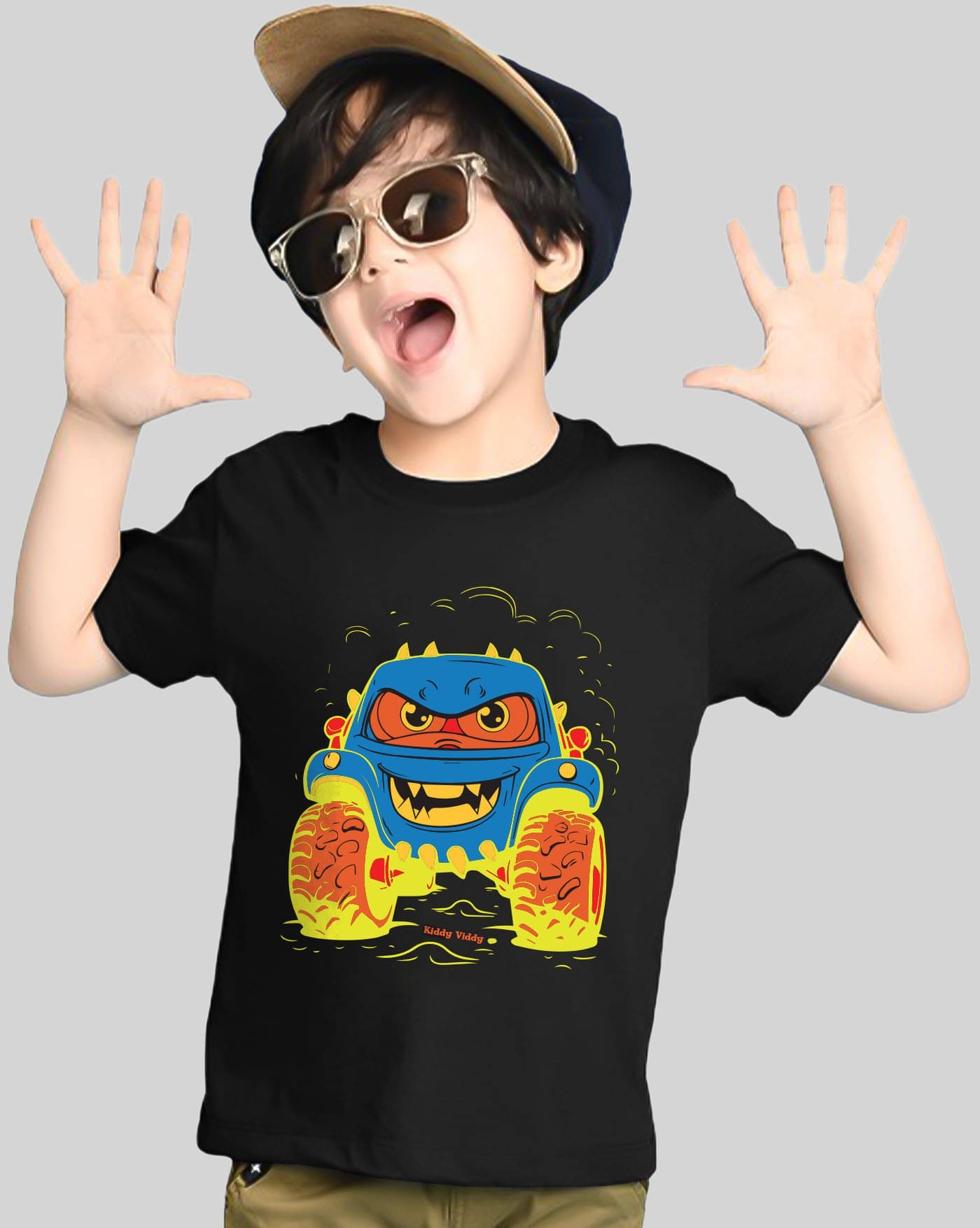     			ENITOR Pack of 1 Boys Cotton Blend T-Shirt ( Black )