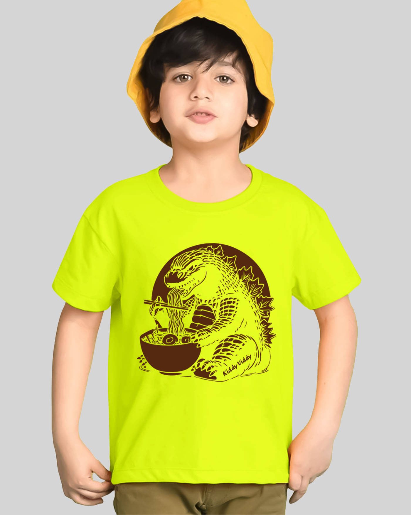     			ENITOR Pack of 1 Boys Cotton Blend T-Shirt ( Neon Green )