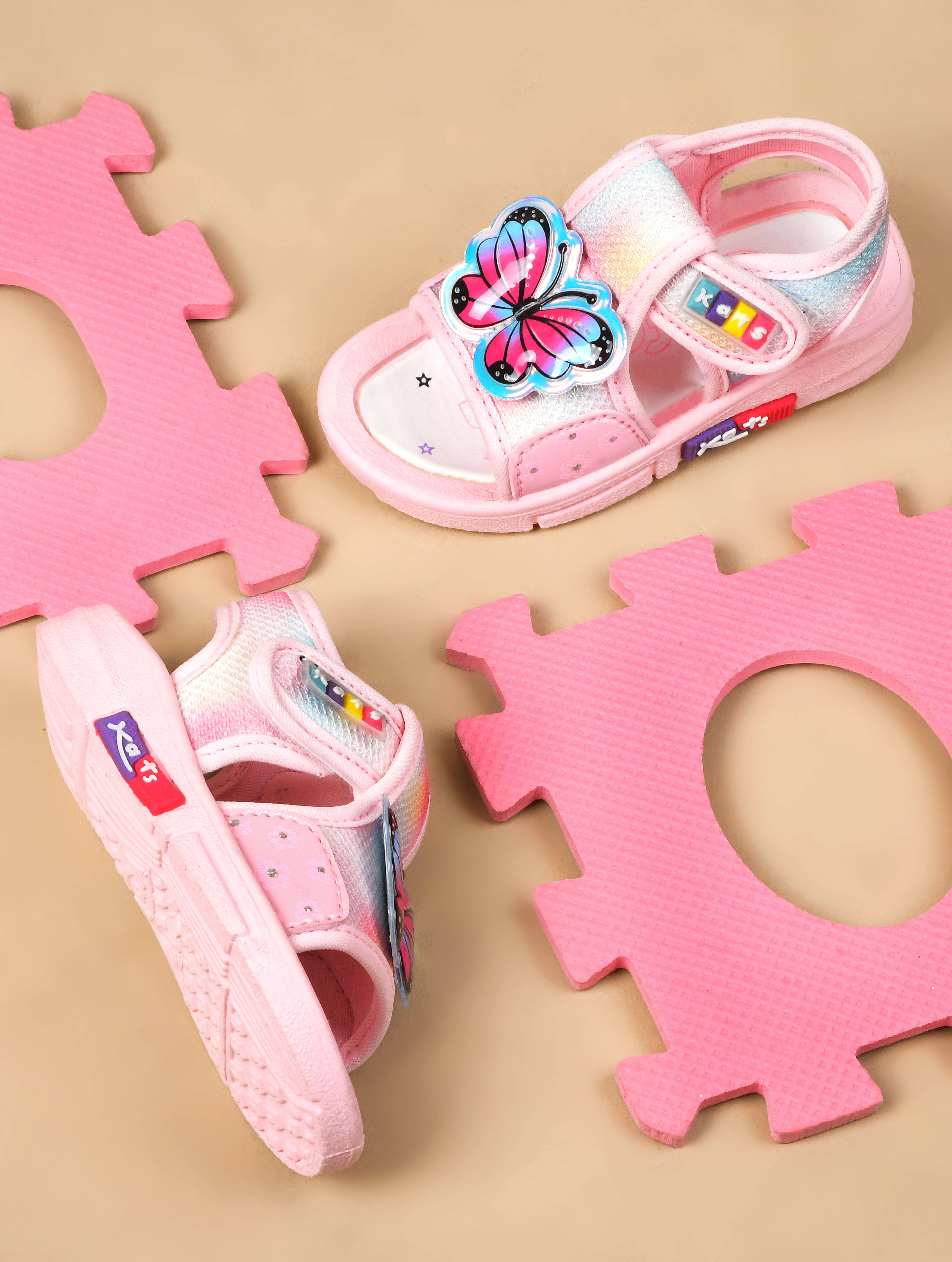 KATS infant Chu Chu Sound Musical Sandal- Pink KATS infant Chu Chu Sound Musical Sandal- Pink