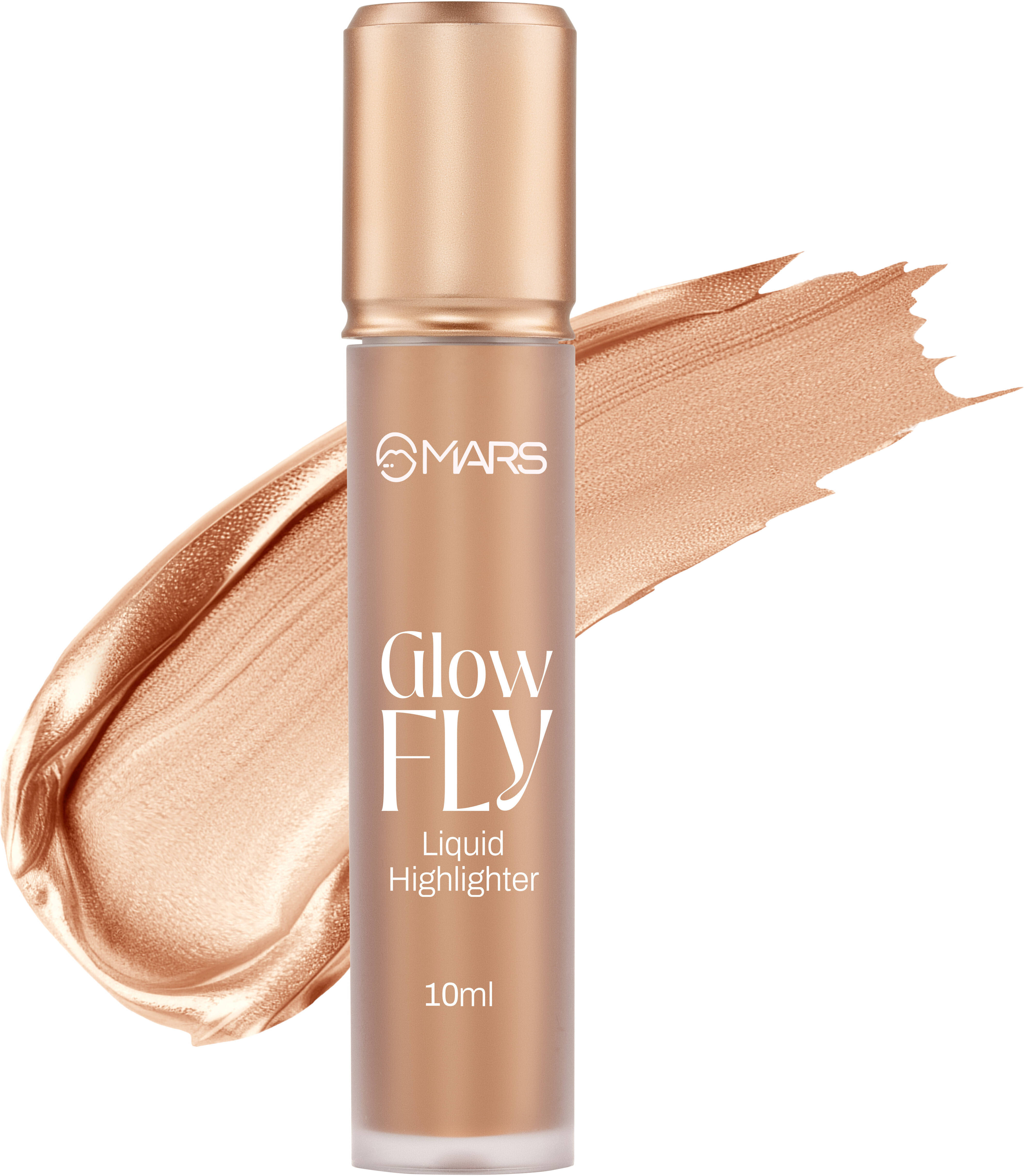 MARS Glow fly Liquid Highlighter| Enriched With Sunflower Seed Oil & Long-Lasting Highlighter (WINGED CHAMPAGNE) MARS Glow fly Liquid Highlighter| Enriched With Sunflower Seed Oil & Long-Lasting Highlighter (WINGED CHAMPAGNE)