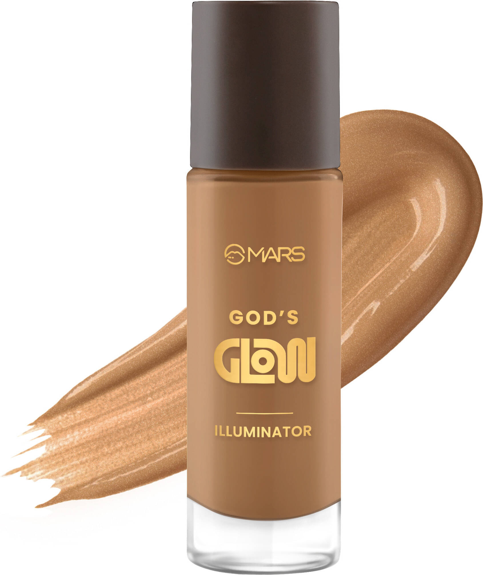 MARS God's Glow Illuminator, Liquid, Radiant Finish Highlighter (08-CHESTNUT, 30 ML) MARS God's Glow Illuminator, Liquid, Radiant Finish Highlighter (08-CHESTNUT, 30 ML)