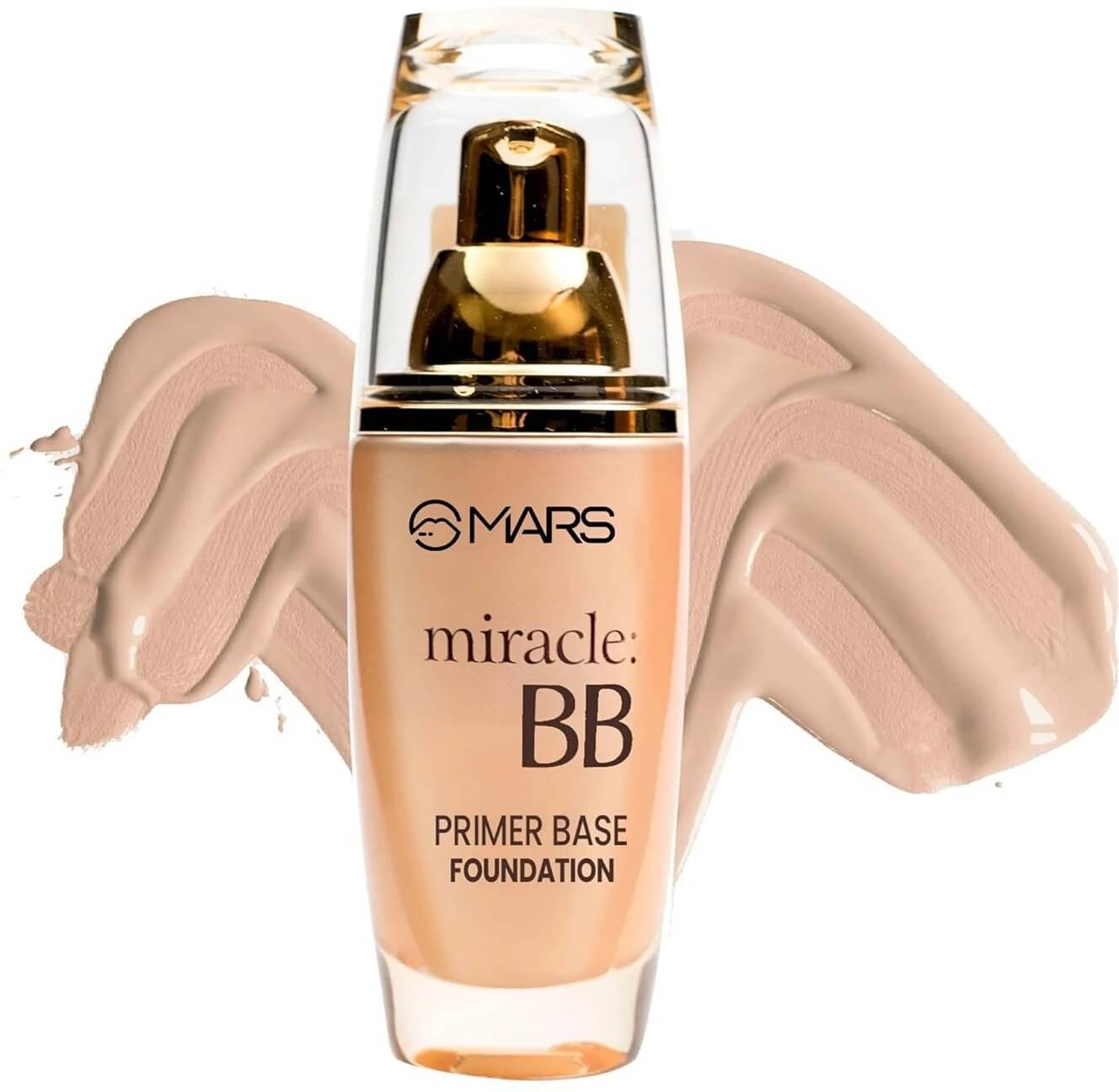     			MARS Light Weight BB Primer Base Foundation Foundation (Golden Beige-106, 60 ml)