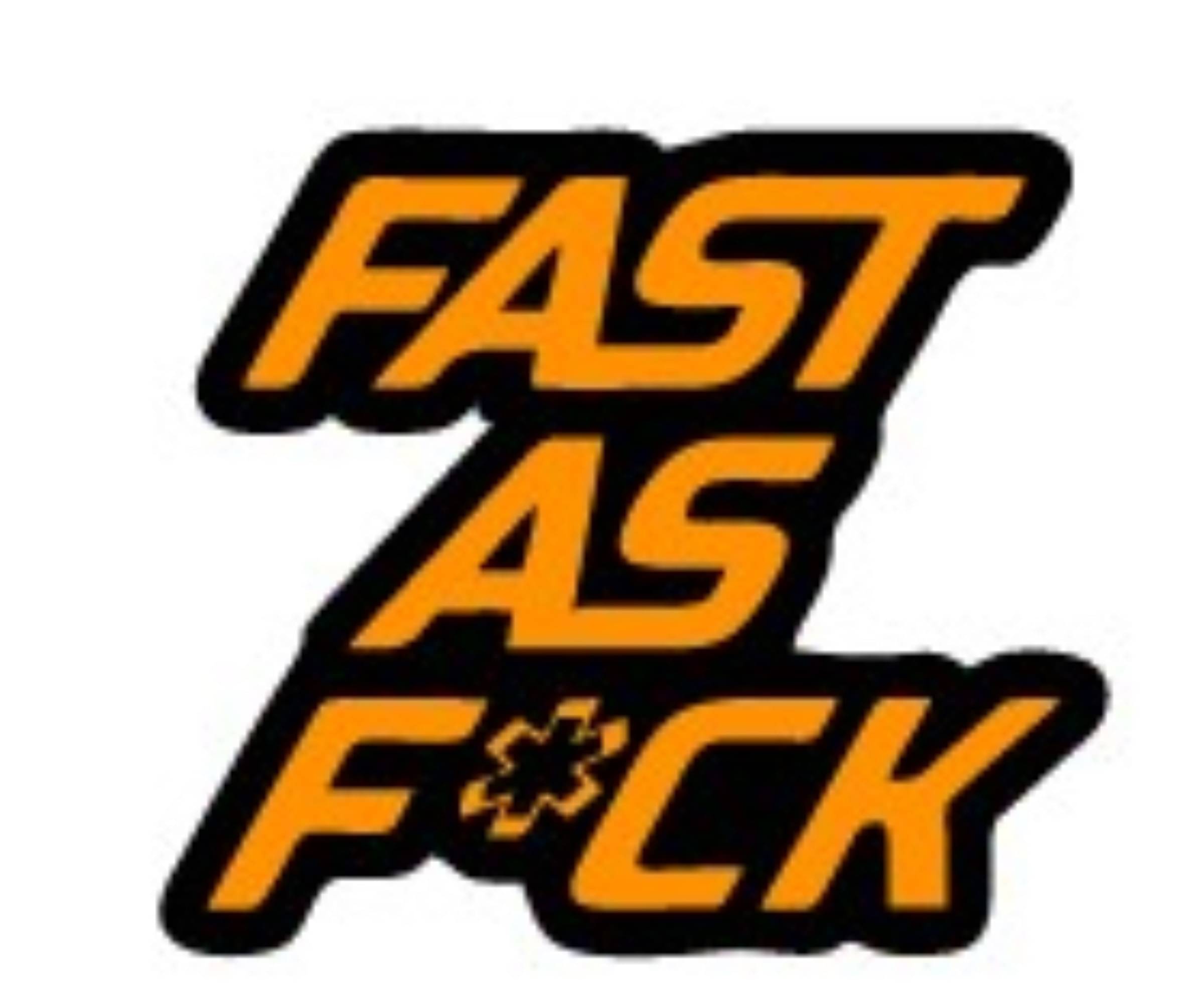 USTAAD Art Radium/Viny Fast as F*ck Sticker for Wall Decor / Bike / Car (Size L 6 inch x W 5.3 inch) (Colour - As Image) (Pack of 1) USTAAD Art Radium/Viny Fast as F*ck Sticker for Wall Decor / Bike / Car (Size L 6 inch x W 5.3 inch) (Colour - As Image) (Pack of 1)