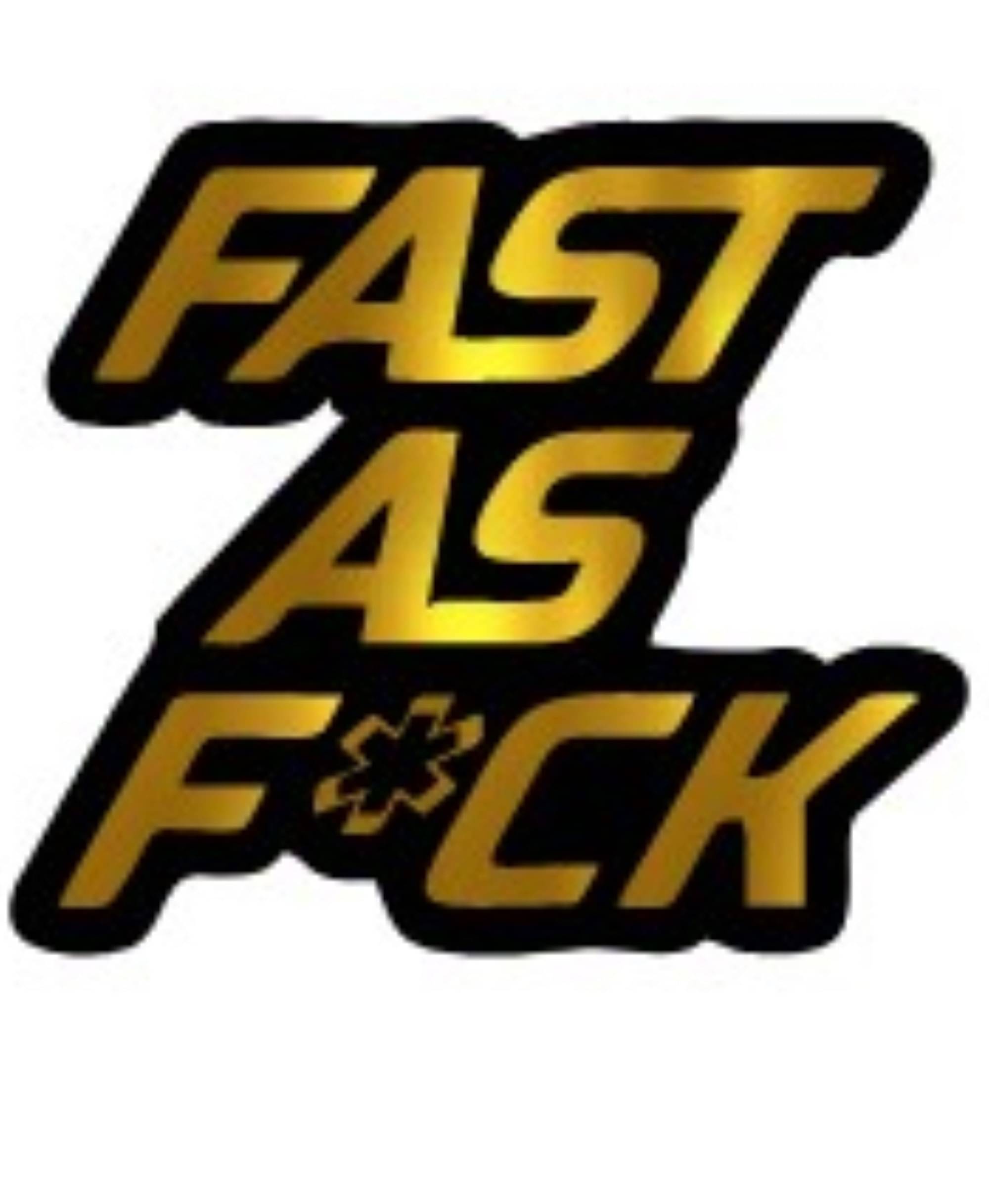 USTAAD Art Radium/Viny Fast as F*ck Sticker for Wall Decor / Bike / Car (Size L 6 inch x W 5.3 inch) (Colour - As Image) (Pack of 1) USTAAD Art Radium/Viny Fast as F*ck Sticker for Wall Decor / Bike / Car (Size L 6 inch x W 5.3 inch) (Colour - As Image) (Pack of 1)