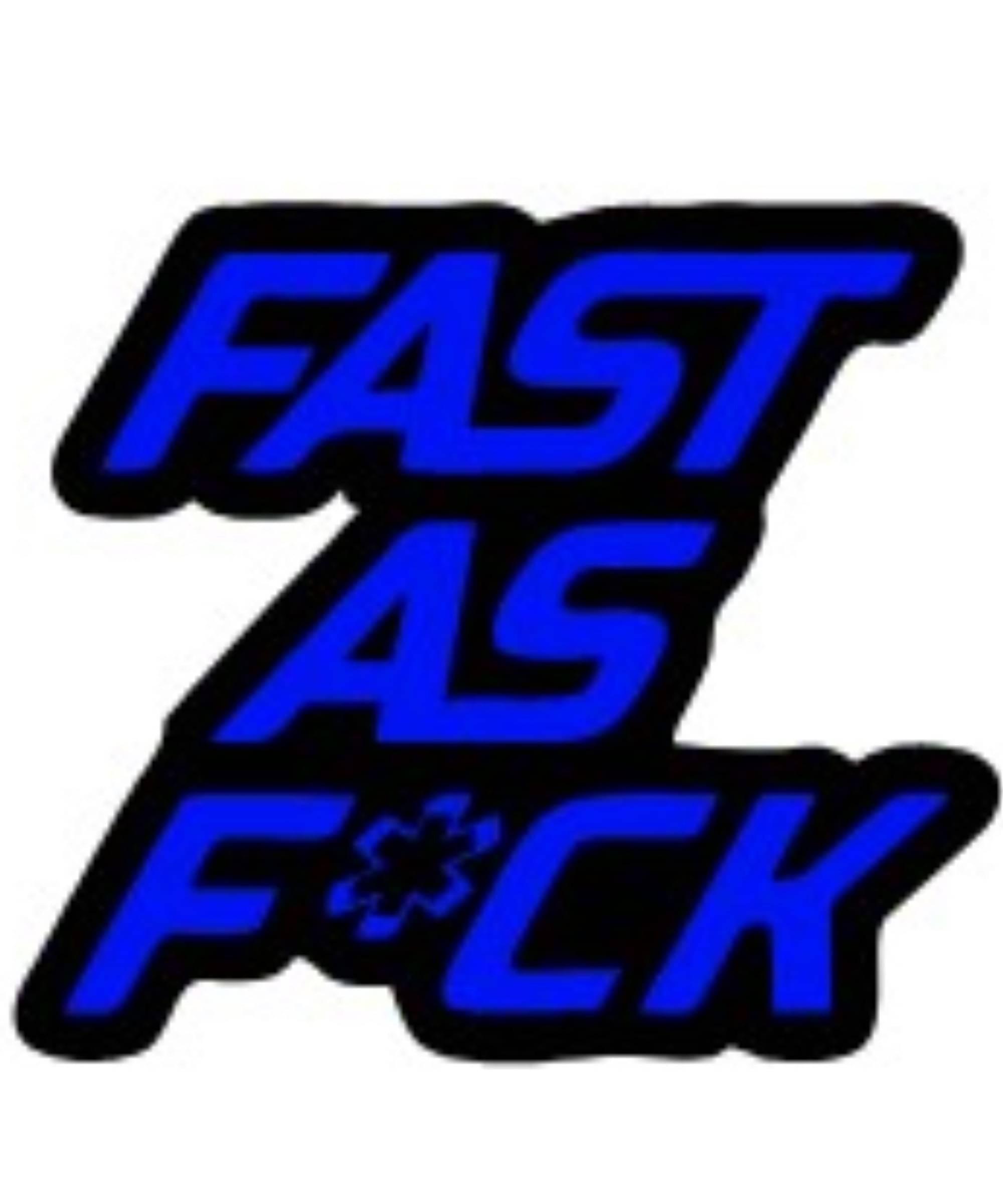 USTAAD Art Radium/Viny Fast as F*ck Sticker for Wall Decor / Bike / Car (Size L 6 inch x W 5.3 inch) (Colour - As Image) (Pack of 1) USTAAD Art Radium/Viny Fast as F*ck Sticker for Wall Decor / Bike / Car (Size L 6 inch x W 5.3 inch) (Colour - As Image) (Pack of 1)