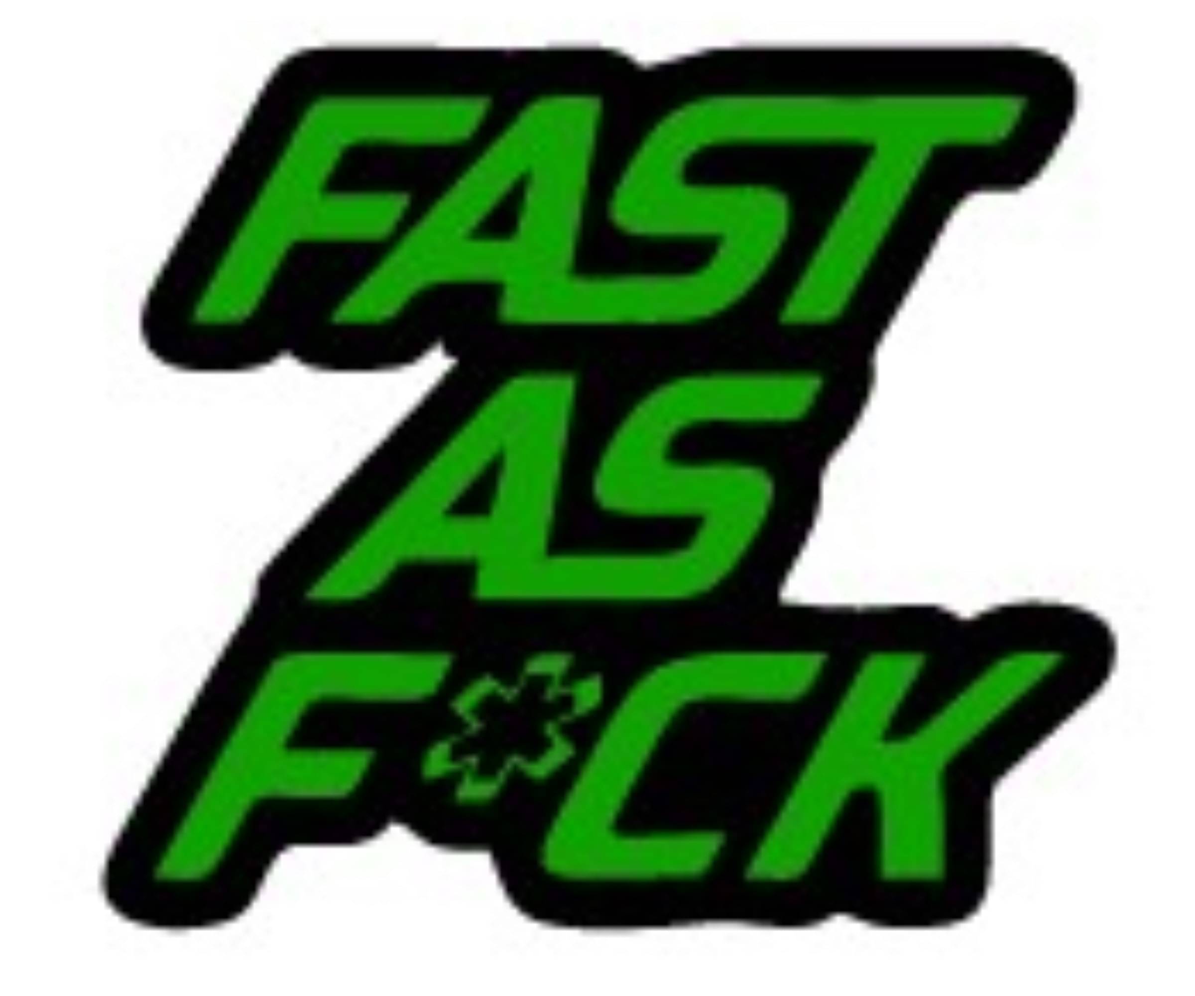 USTAAD Art Radium/Viny Fast as F*ck Sticker for Wall Decor / Bike / Car (Size L 6 inch x W 5.3 inch) (Colour - As Image) (Pack of 2) USTAAD Art Radium/Viny Fast as F*ck Sticker for Wall Decor / Bike / Car (Size L 6 inch x W 5.3 inch) (Colour - As Image) (Pack of 2)