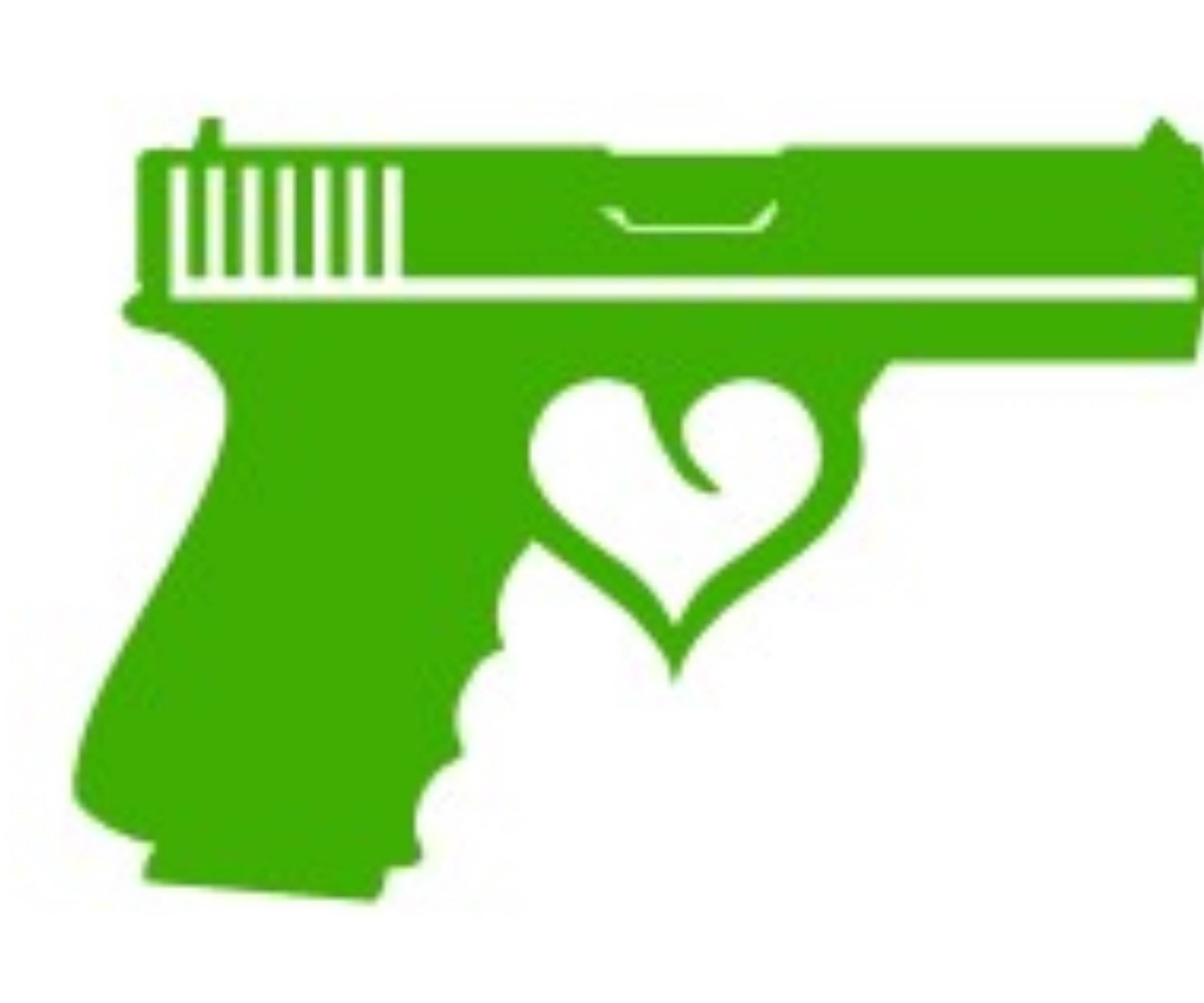     			USTAAD Art Radium/Viny Gun   Sticker for Wall Decor / Bike / Car (Size L 7 inch x W 4.7 inch) (Colour - As Image)  (Pack of 1)