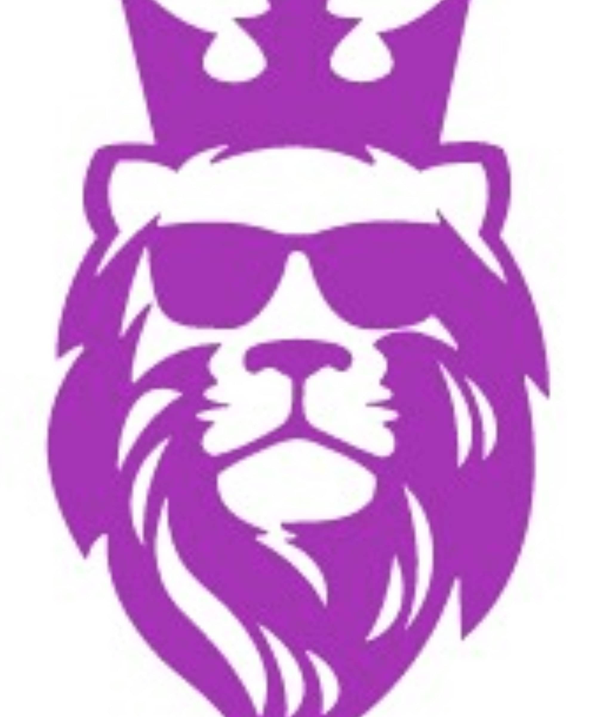     			USTAAD Art Radium/Viny Stylish Lion Name  Sticker for Wall Decor / Bike / Car (Size L 6.4 inch x W 4 inch) (Colour - As Image)  (Pack of 1)