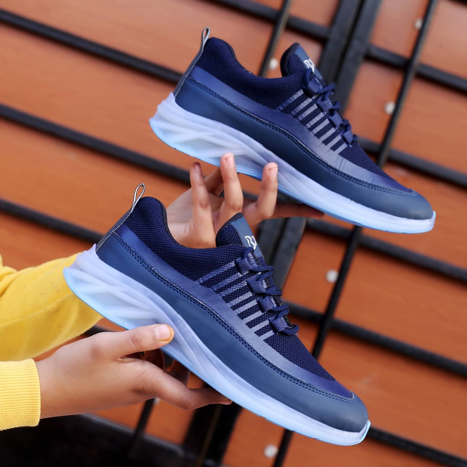     			BXXY Casual Sneaker Lace Blue Men's Sports Running Shoes