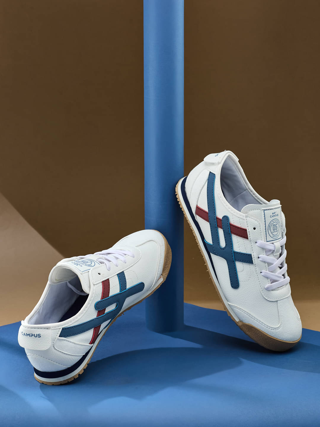     			Campus White Women's Sneakers