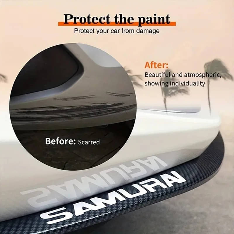 Car Front Bumper Protector Lip | Car Samurai Bumper Protector | Black Car Body Kit Bumper Lip Side Skirt Rubber Compatible For Figo New - 2015 Car Front Bumper Protector Lip | Car Samurai Bumper Protector | Black Car Body Kit Bumper Lip Side Skirt Rubber Compatible For Figo New - 2015