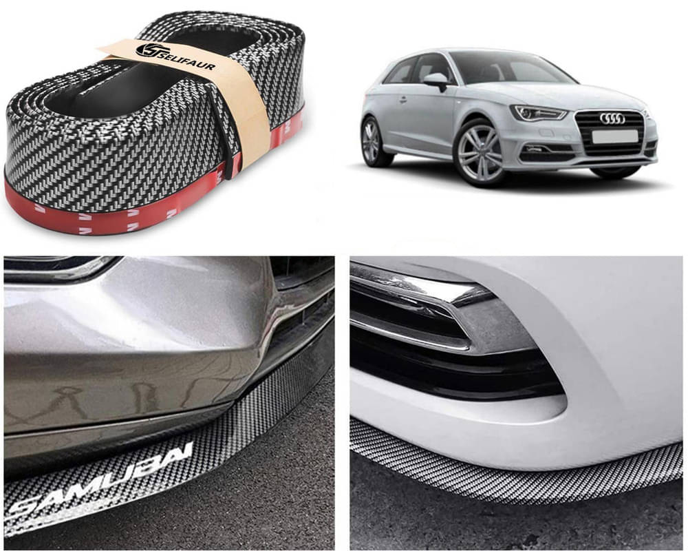 Car Front Bumper Protector Lip | Car Samurai Bumper Protector | Black Car Body Kit Bumper Lip Side Skirt Rubber Compatible For E250 Car Front Bumper Protector Lip | Car Samurai Bumper Protector | Black Car Body Kit Bumper Lip Side Skirt Rubber Compatible For E250