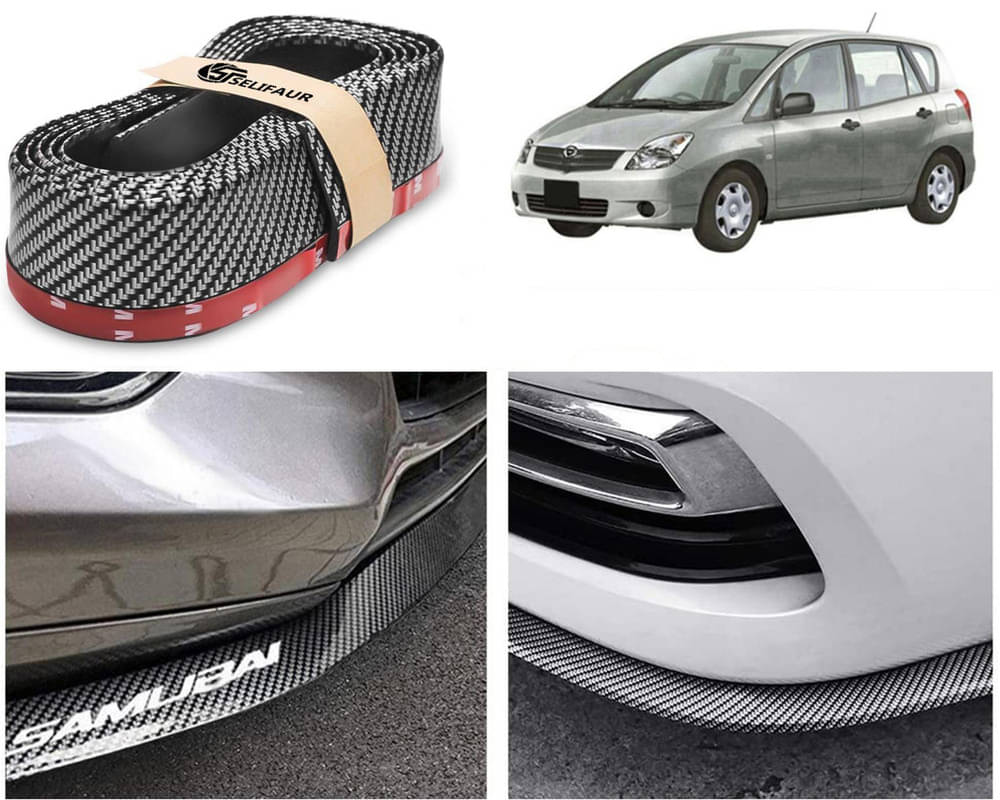 Car Front Bumper Protector Lip | Car Samurai Bumper Protector | Black Car Body Kit Bumper Lip Side Skirt Rubber Compatible For Spacio Car Front Bumper Protector Lip | Car Samurai Bumper Protector | Black Car Body Kit Bumper Lip Side Skirt Rubber Compatible For Spacio