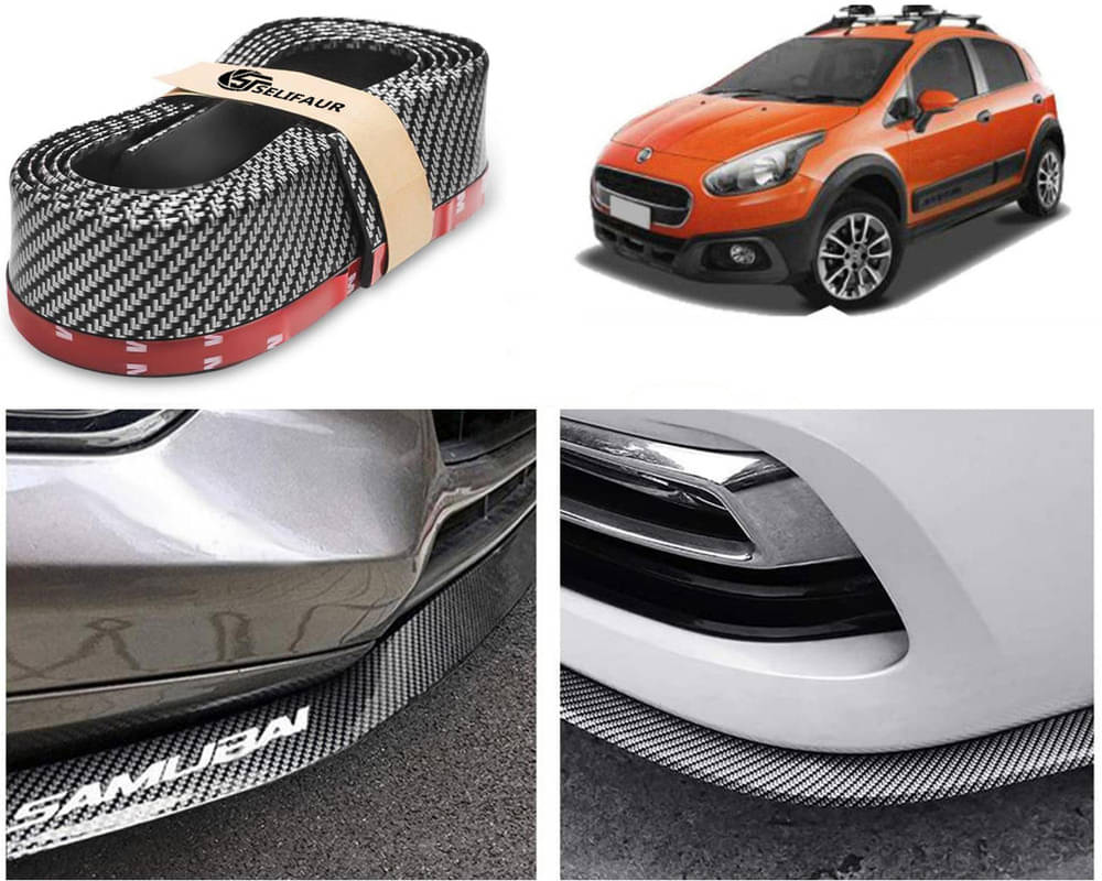 Car Front Bumper Protector Lip | Car Samurai Bumper Protector | Black Car Body Kit Bumper Lip Side Skirt Rubber Compatible For Avventura Car Front Bumper Protector Lip | Car Samurai Bumper Protector | Black Car Body Kit Bumper Lip Side Skirt Rubber Compatible For Avventura