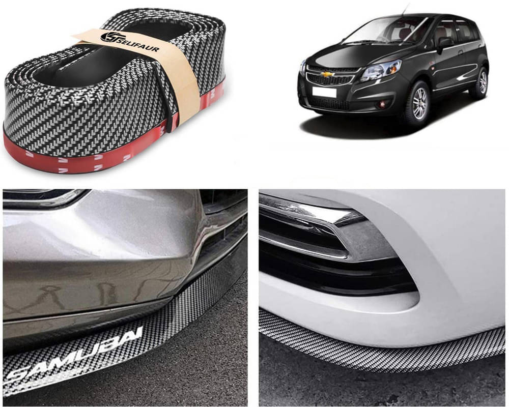 Car Front Bumper Protector Lip | Car Samurai Bumper Protector | Black Car Body Kit Bumper Lip Side Skirt Rubber Compatible For UVA Car Front Bumper Protector Lip | Car Samurai Bumper Protector | Black Car Body Kit Bumper Lip Side Skirt Rubber Compatible For UVA