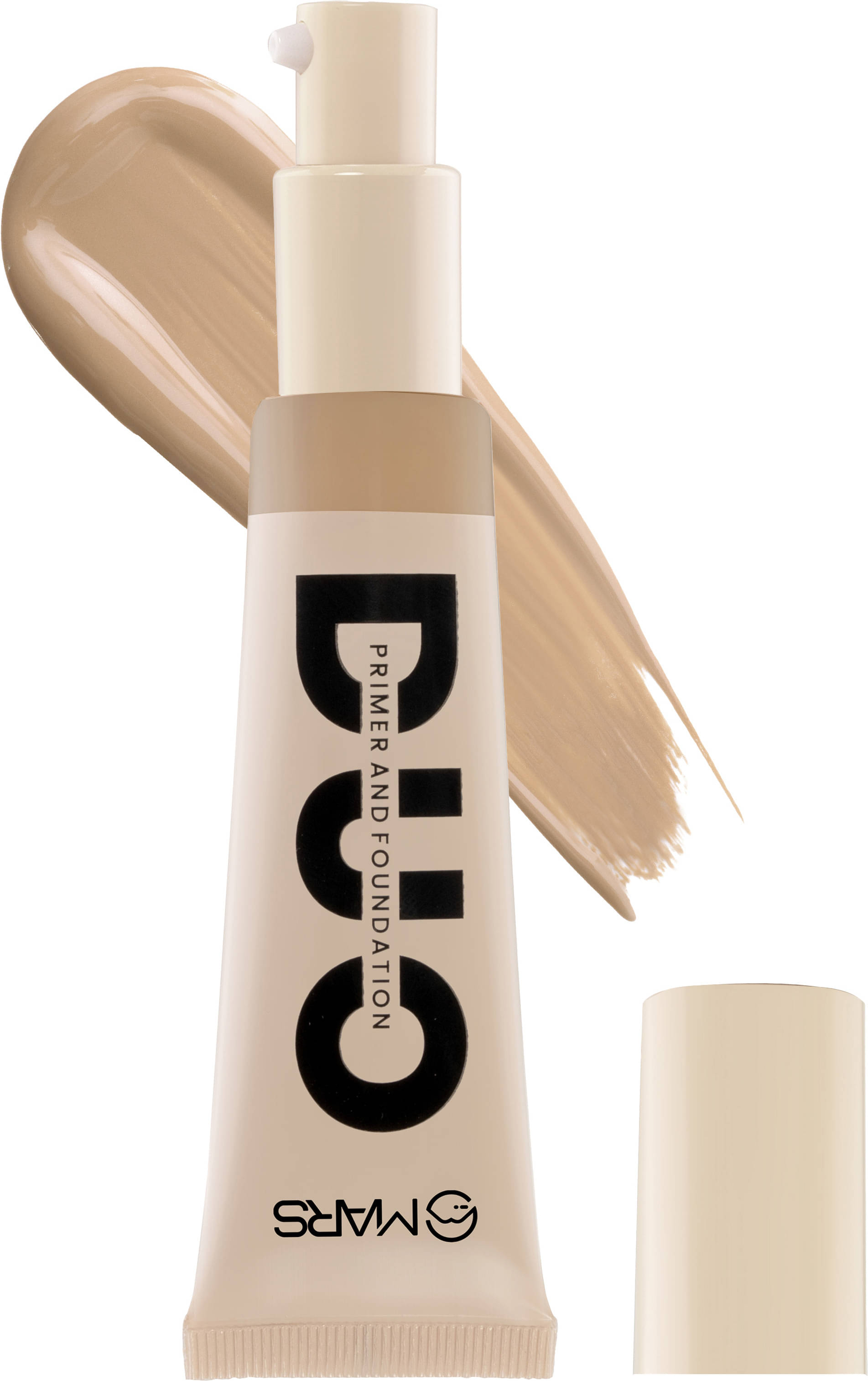     			MARS Duo Primer+Foundation Cream Hydrating & Dewy Finish For Flawless Everyday Makeup Foundation (Shade 04, 35 ml)