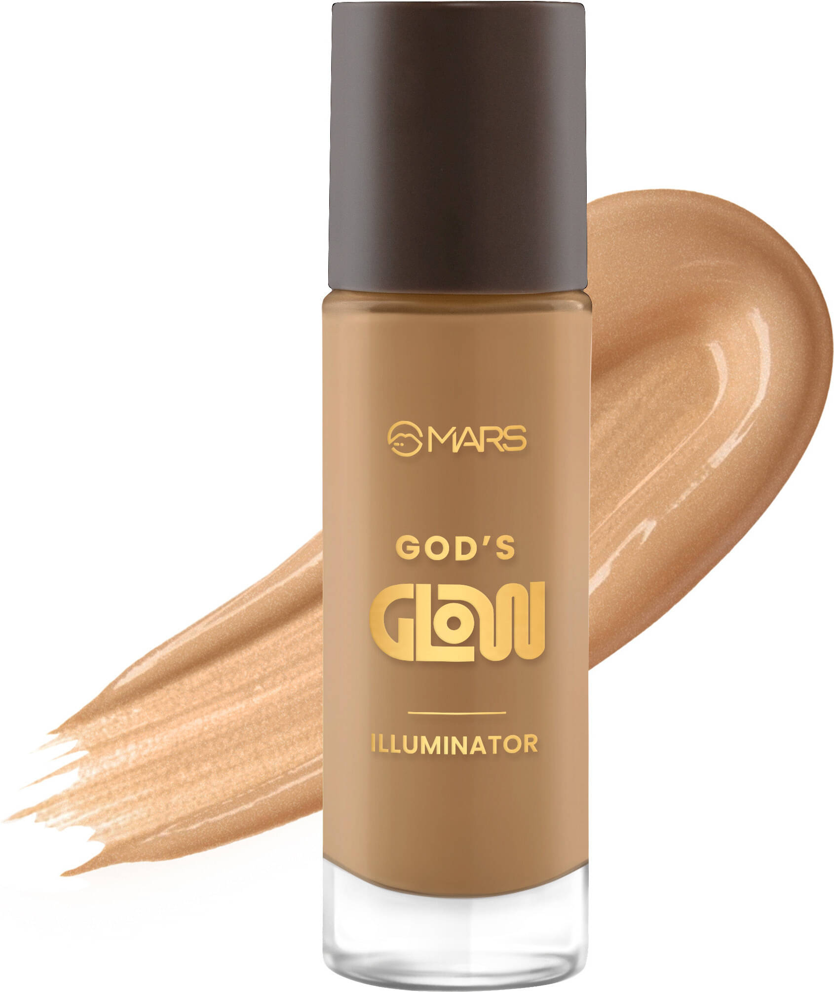 MARS God's Glow Illuminator, Liquid, Radiant Finish Highlighter (07-ECLAIRS, 30 ML) MARS God's Glow Illuminator, Liquid, Radiant Finish Highlighter (07-ECLAIRS, 30 ML)