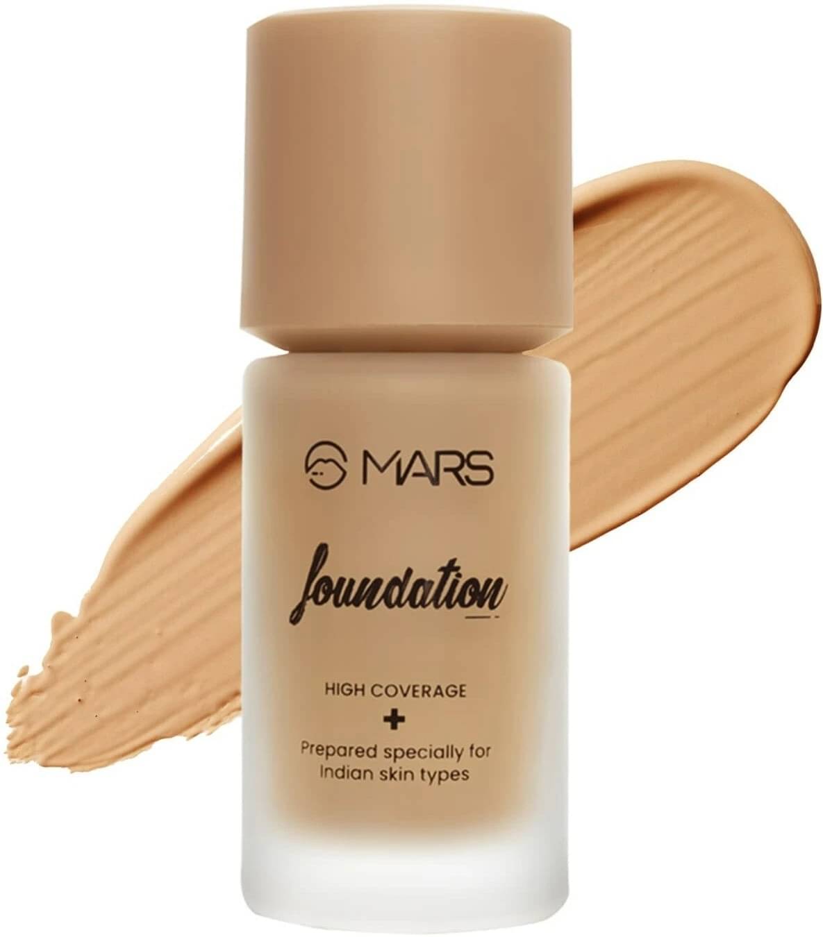     			MARS SPF50 PA++++ High Coverage Liquid | Blemish Free & Blendable Makeup Foundation (Shade-6.5, 40 ml)