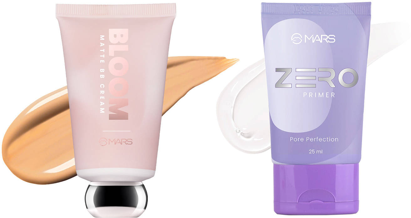 MARS Blooming Dewy BB Cream Foundation and Zero Pore Perfection Primer Foundation (HONEY,transparent, 65 ml) MARS Blooming Dewy BB Cream Foundation and Zero Pore Perfection Primer Foundation (HONEY,transparent, 65 ml)