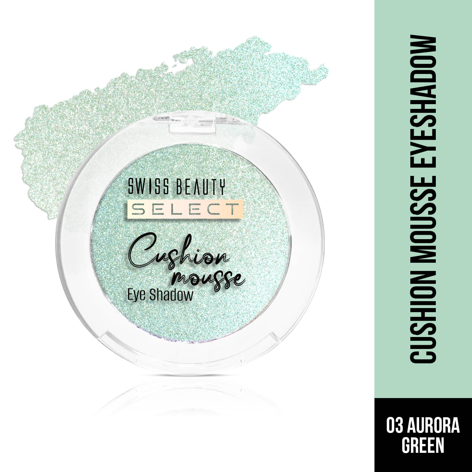     			Swiss Beauty Green Mousse Eye Shadow 2 g