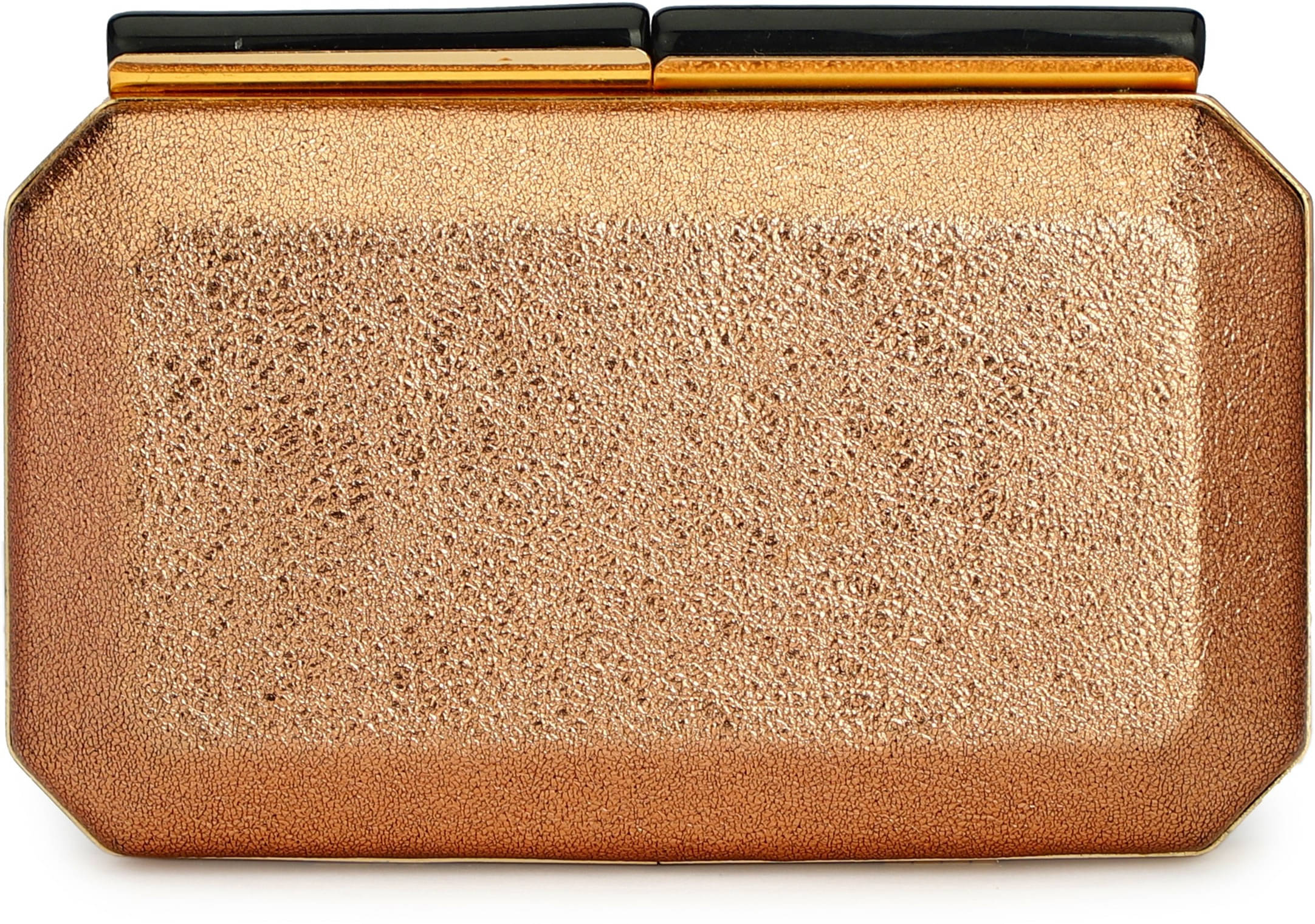     			Tooba Handicraft Khaki Fabric Box Clutch
