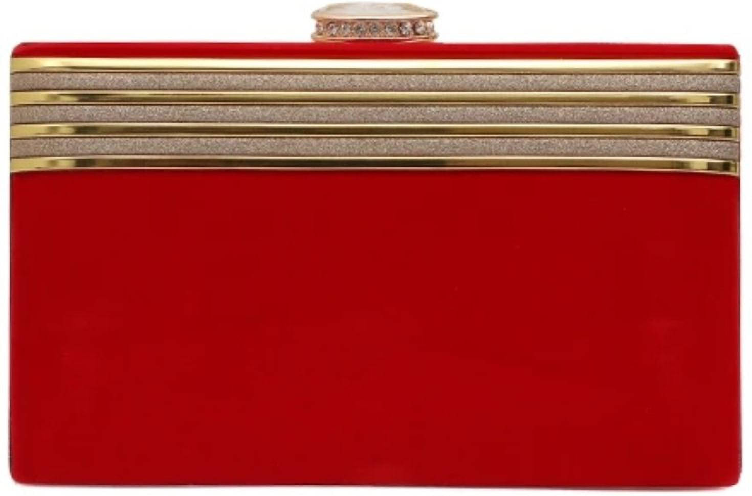     			Tooba Handicraft Multicolor Fabric Box Clutch