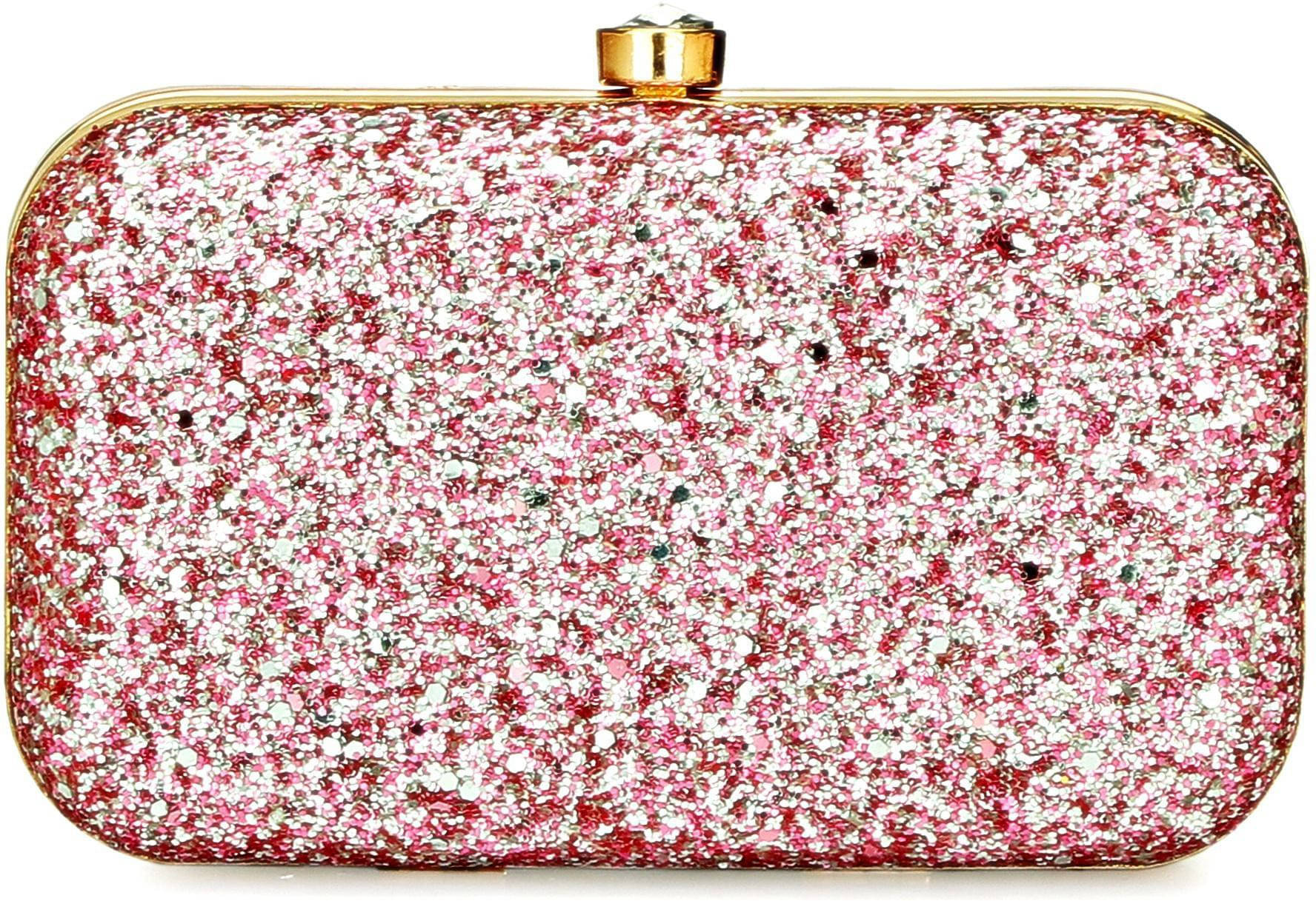     			Tooba Handicraft Multicolor Fabric Box Clutch