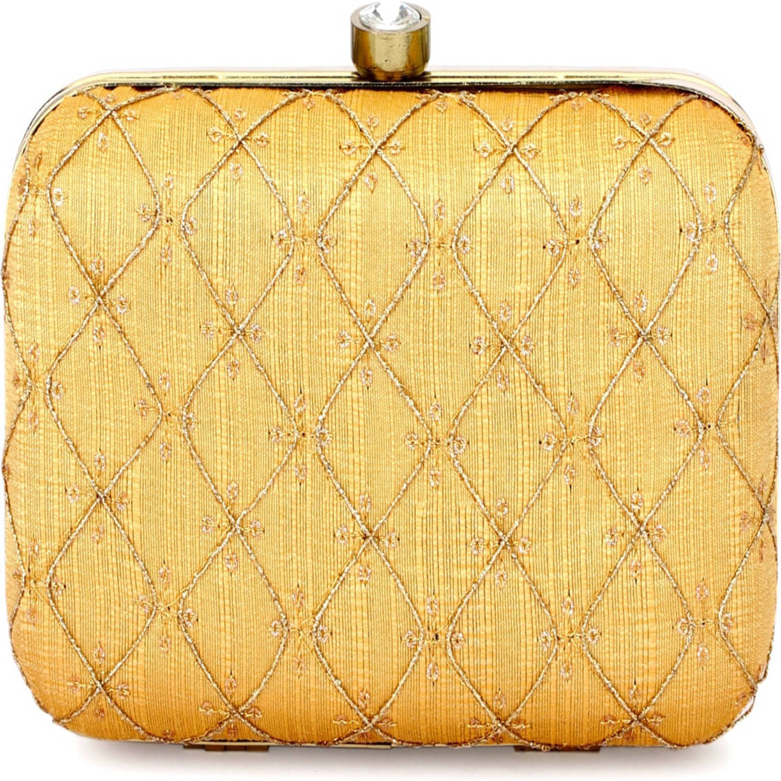     			Tooba Handicraft Multicolor Fabric Box Clutch