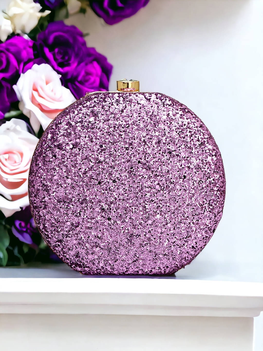     			Tooba Handicraft Multicolor Fabric Box Clutch
