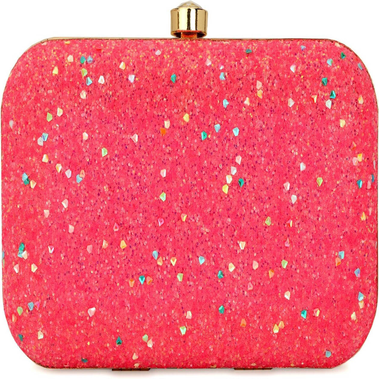     			Tooba Handicraft Multicolor Fabric Box Clutch