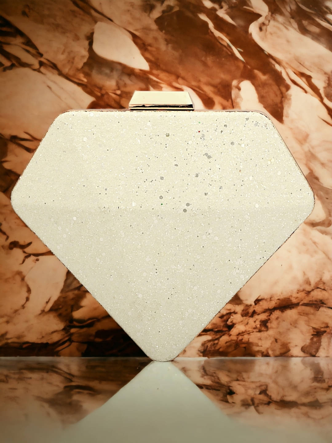     			Tooba Handicraft Multicolor Fabric Box Clutch