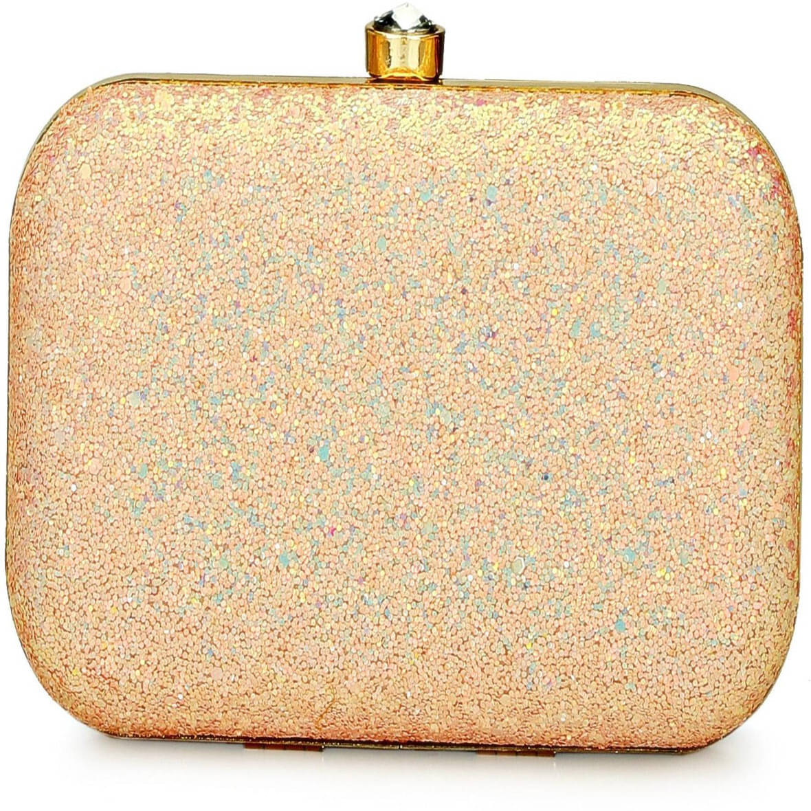     			Tooba Handicraft Multicolor Fabric Box Clutch