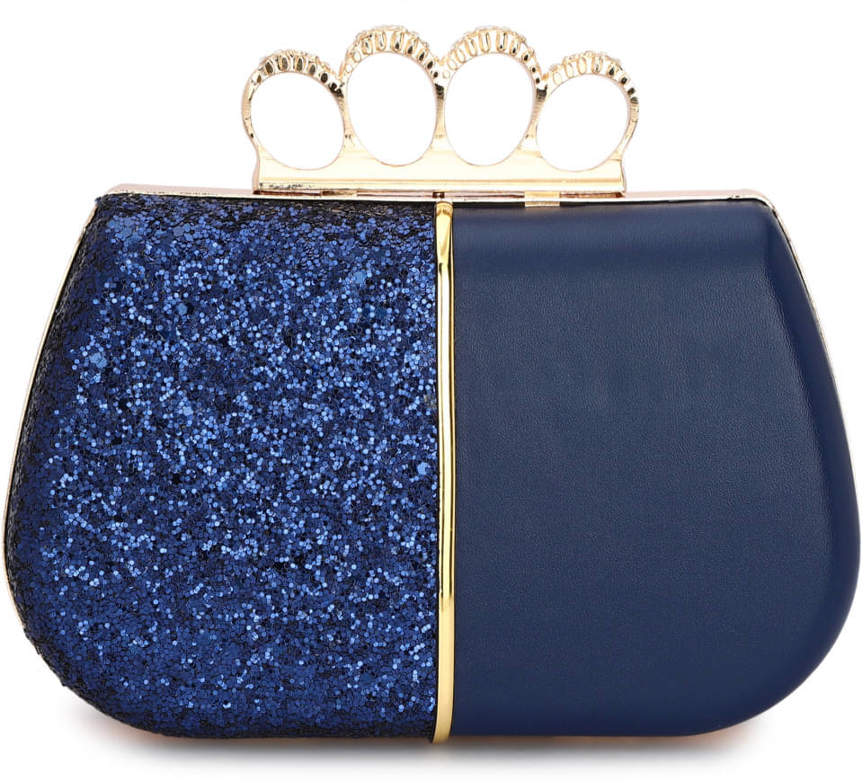     			Tooba Handicraft Multicolor Fabric Box Clutch
