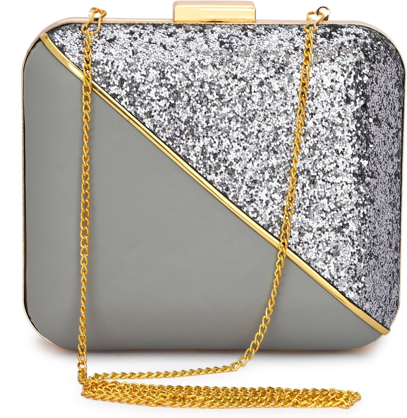     			Tooba Handicraft Multicolor Fabric Box Clutch