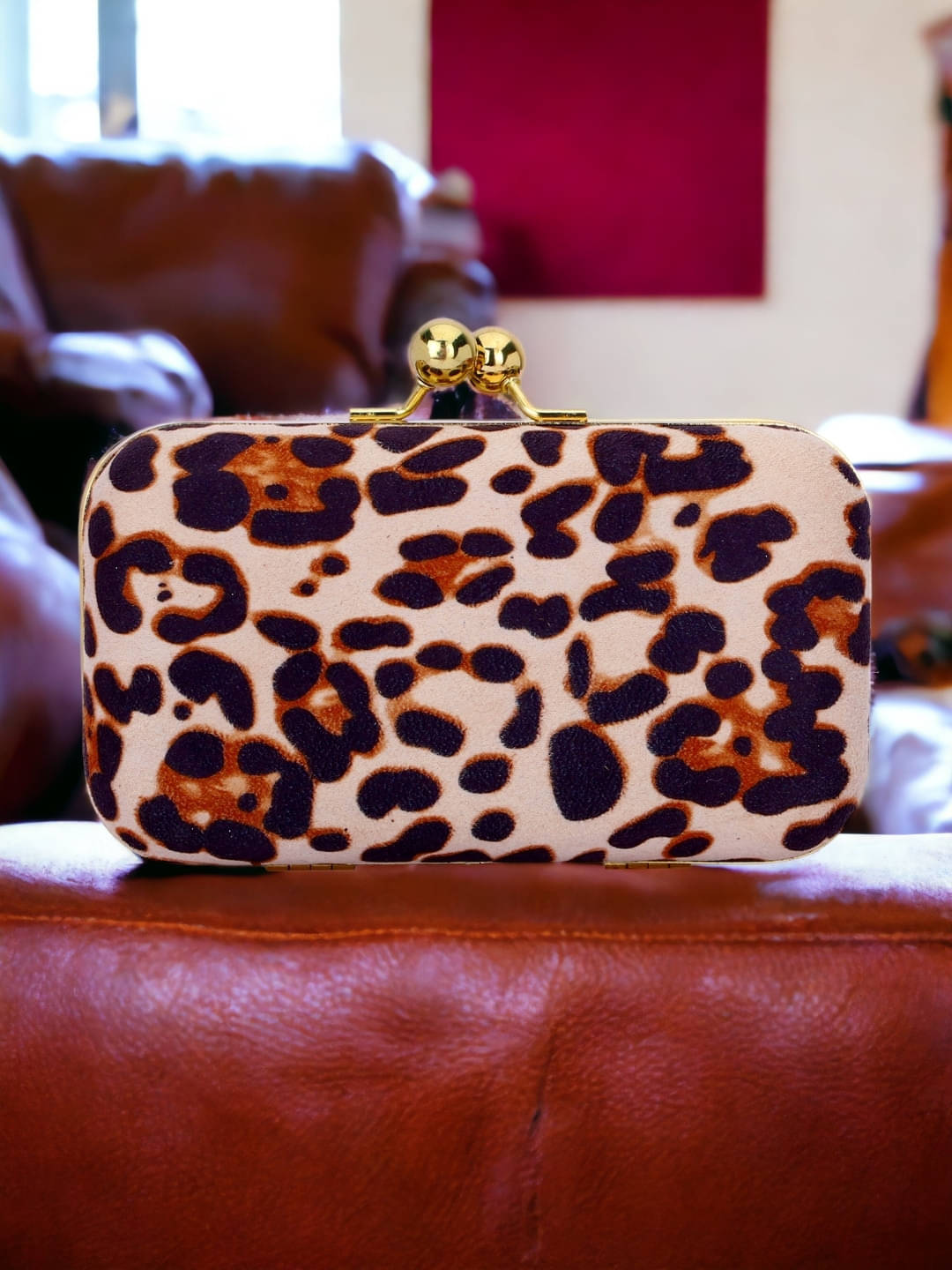     			Tooba Handicraft Multicolor Fabric Box Clutch