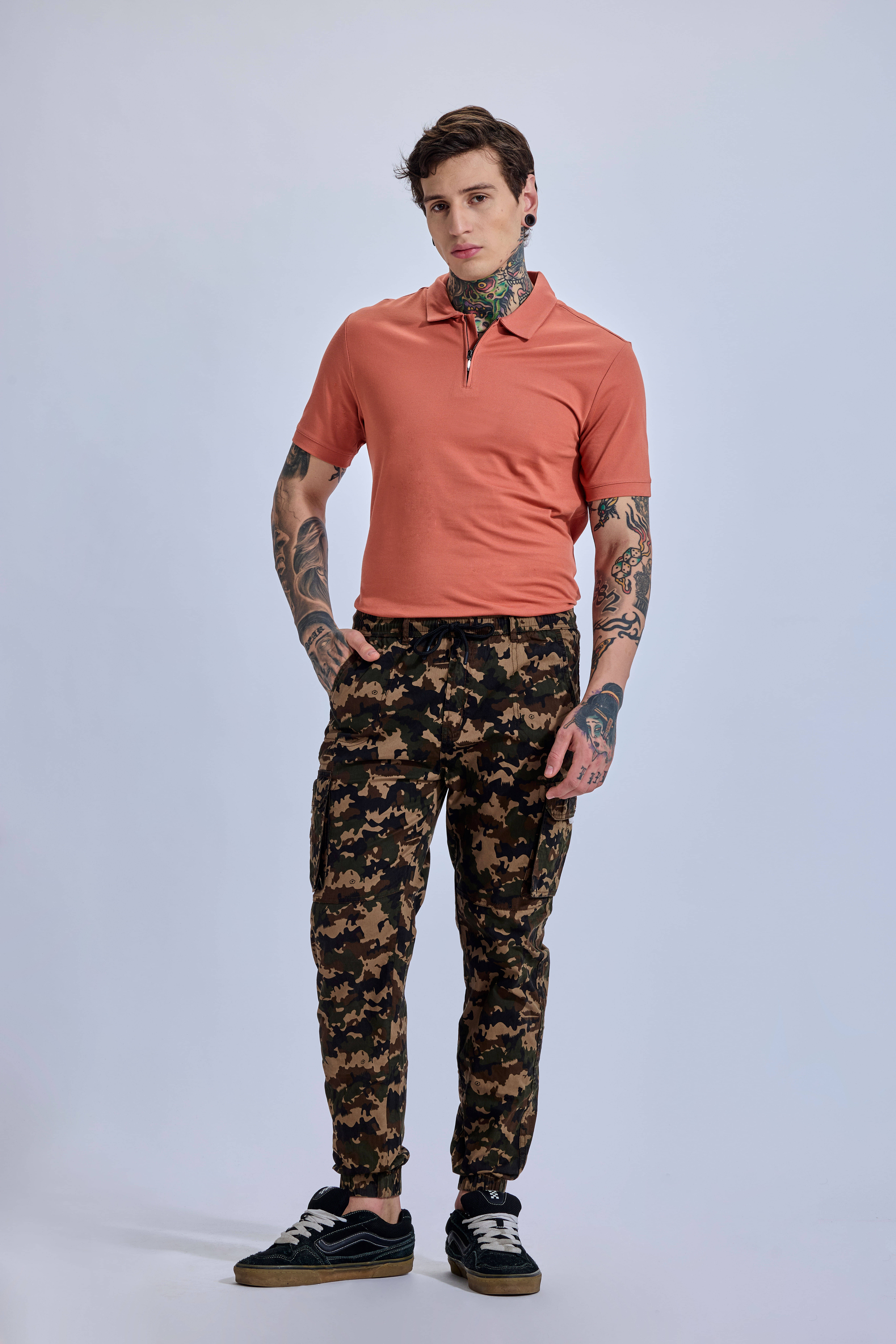     			Tribe Brown Cotton Men's Trackpants ( Pack of 1 )