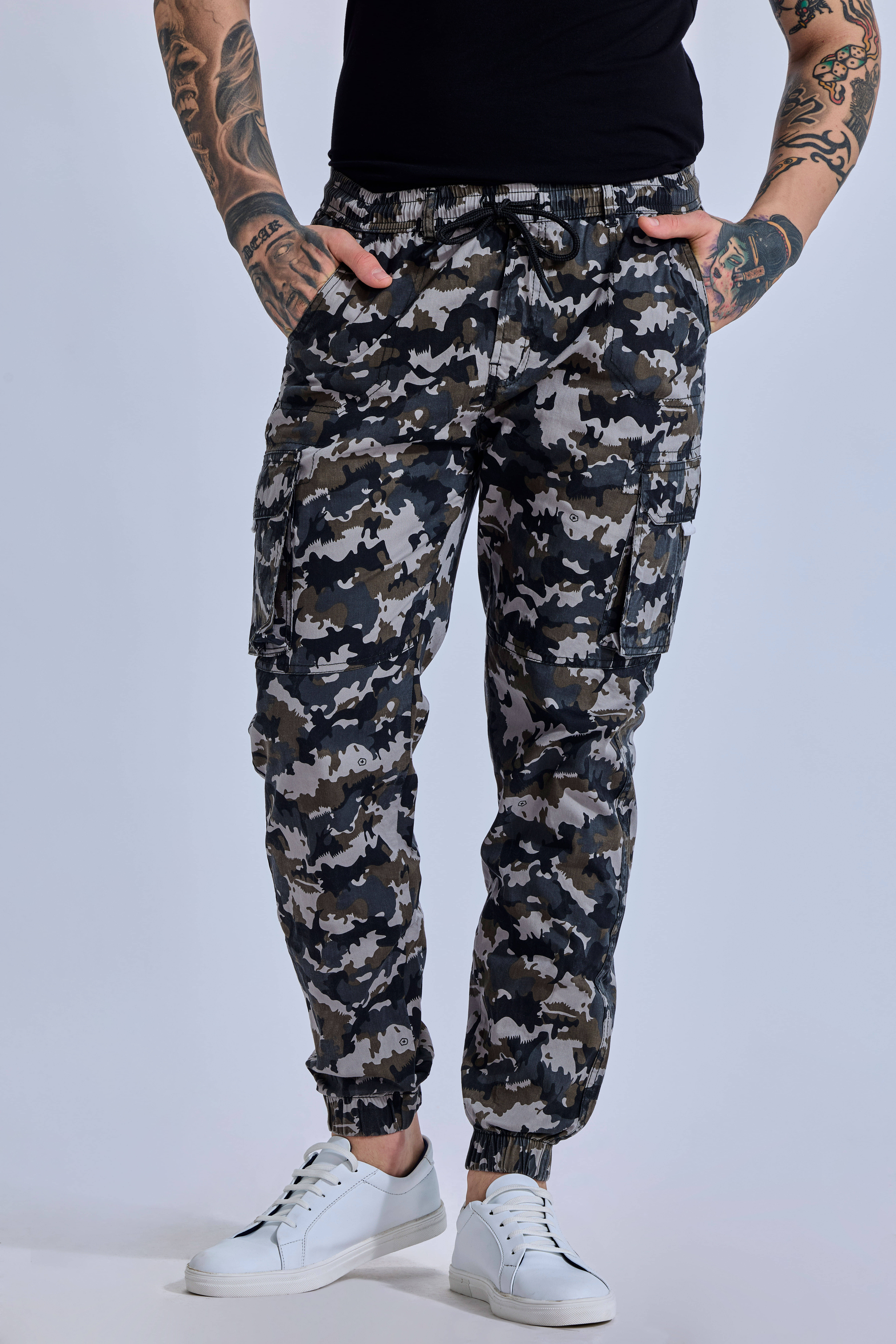     			Tribe Grey Cotton Men's Trackpants ( Pack of 1 )