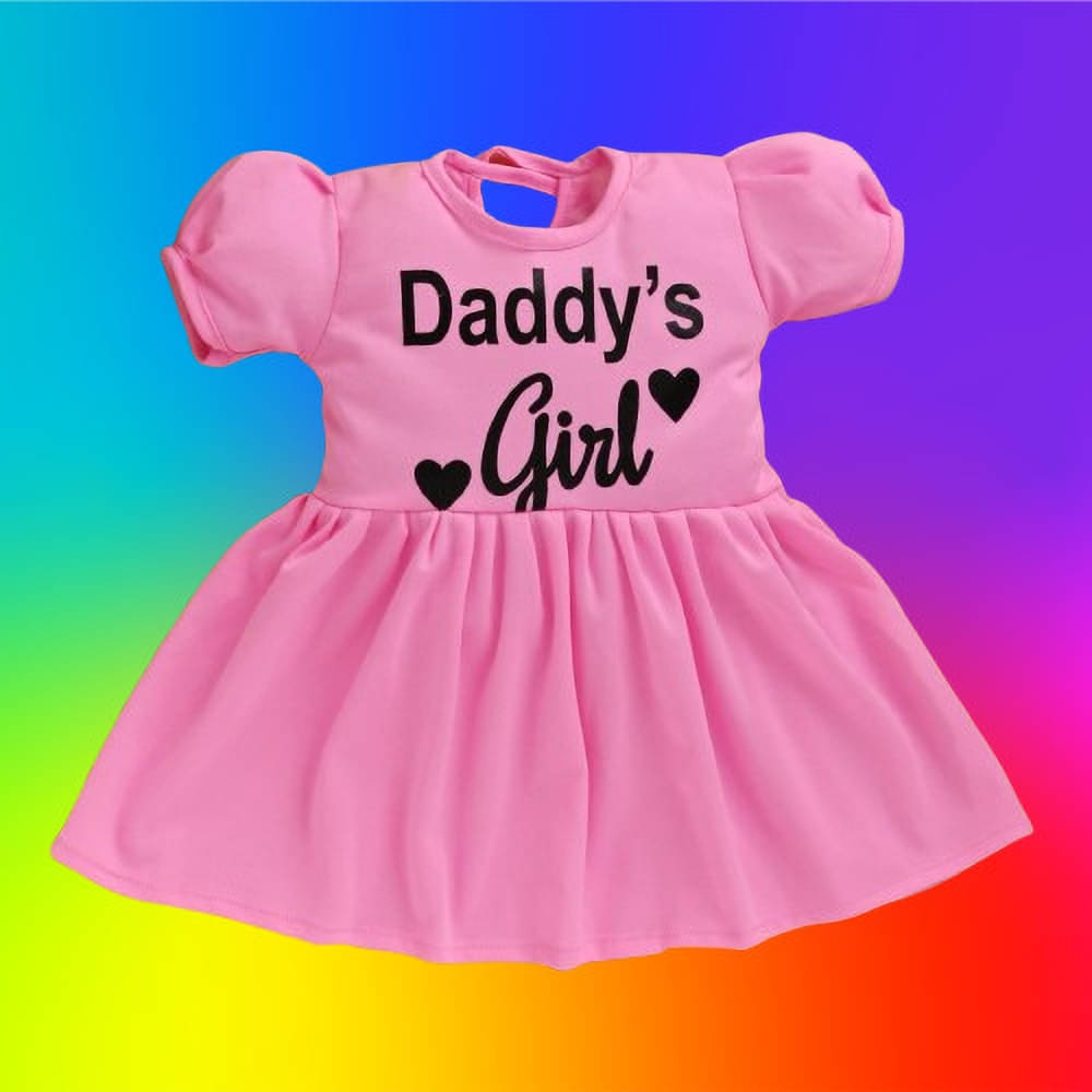     			UPTREND VESTURE Cotton Blend Dress For Baby Girls ( Pack of 1 , Pink )