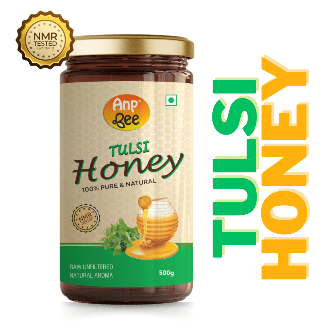 ANP BEE 100% Pure NMR Tested Forest Honey Tulsi Honey 500 g ANP BEE 100% Pure NMR Tested Forest Honey Tulsi Honey 500 g