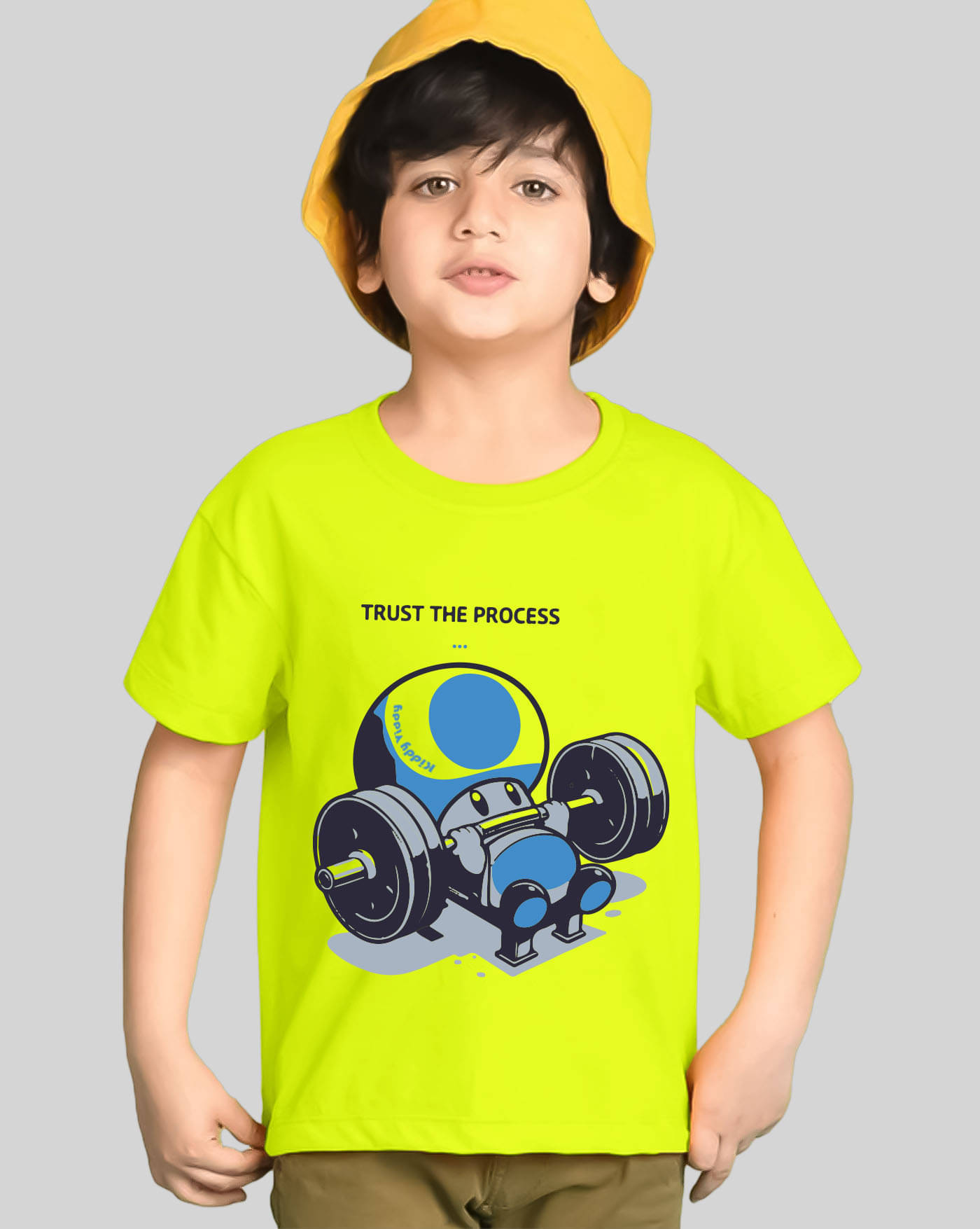     			AOOSH Pack of 1 Boys Cotton Blend T-Shirt ( Neon Green )