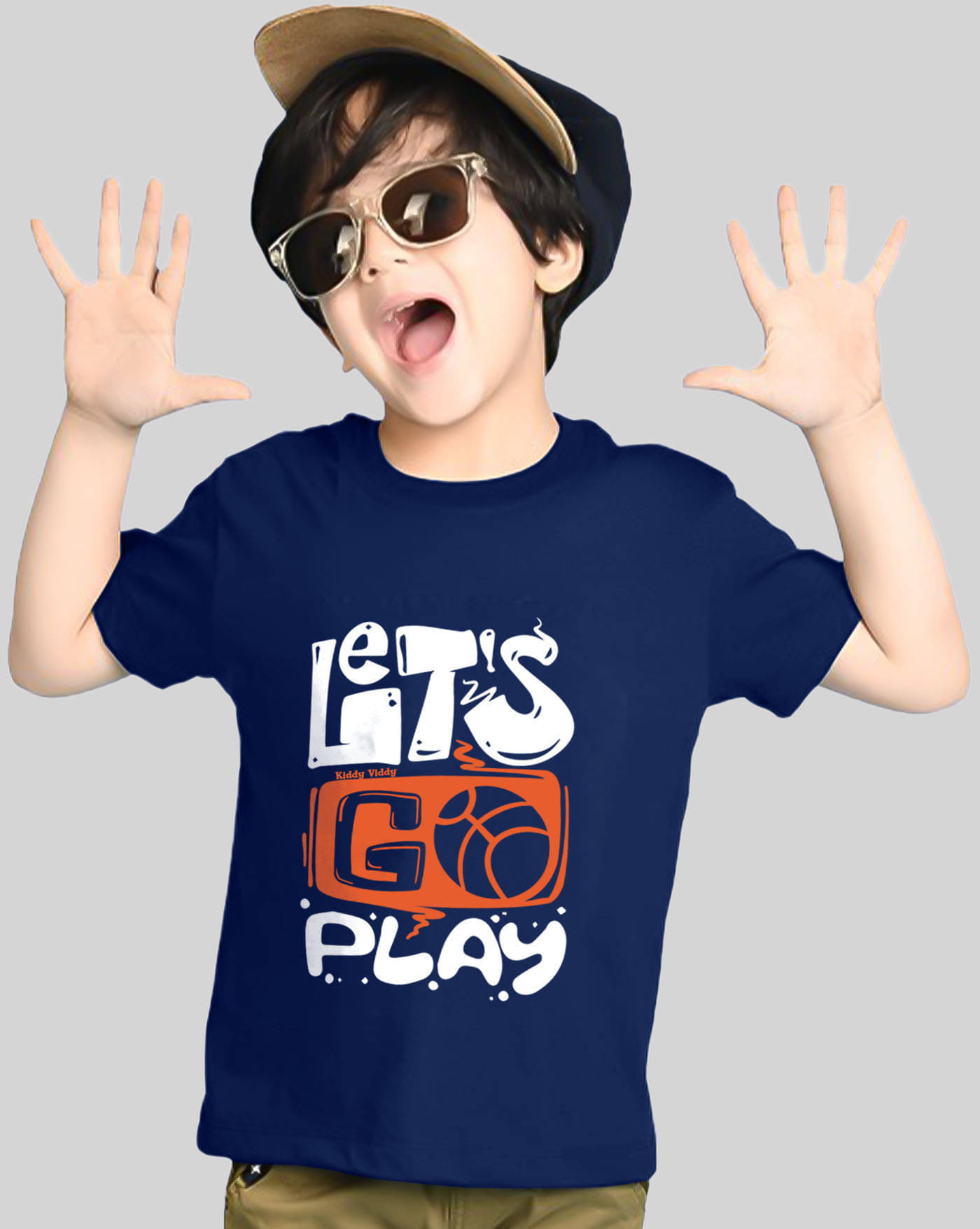     			AOOSH Pack of 1 Boys Cotton Blend T-Shirt ( Navy Blue )