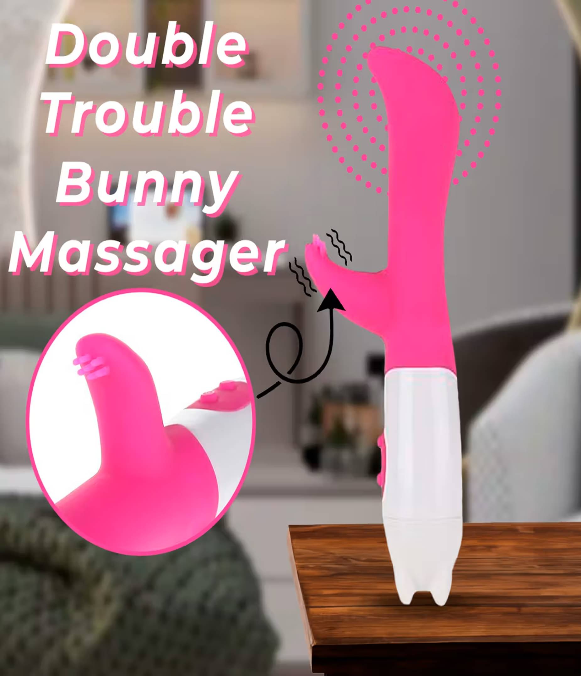     			Abhyanga BUNNY MASSAGER Portable Manual Massager