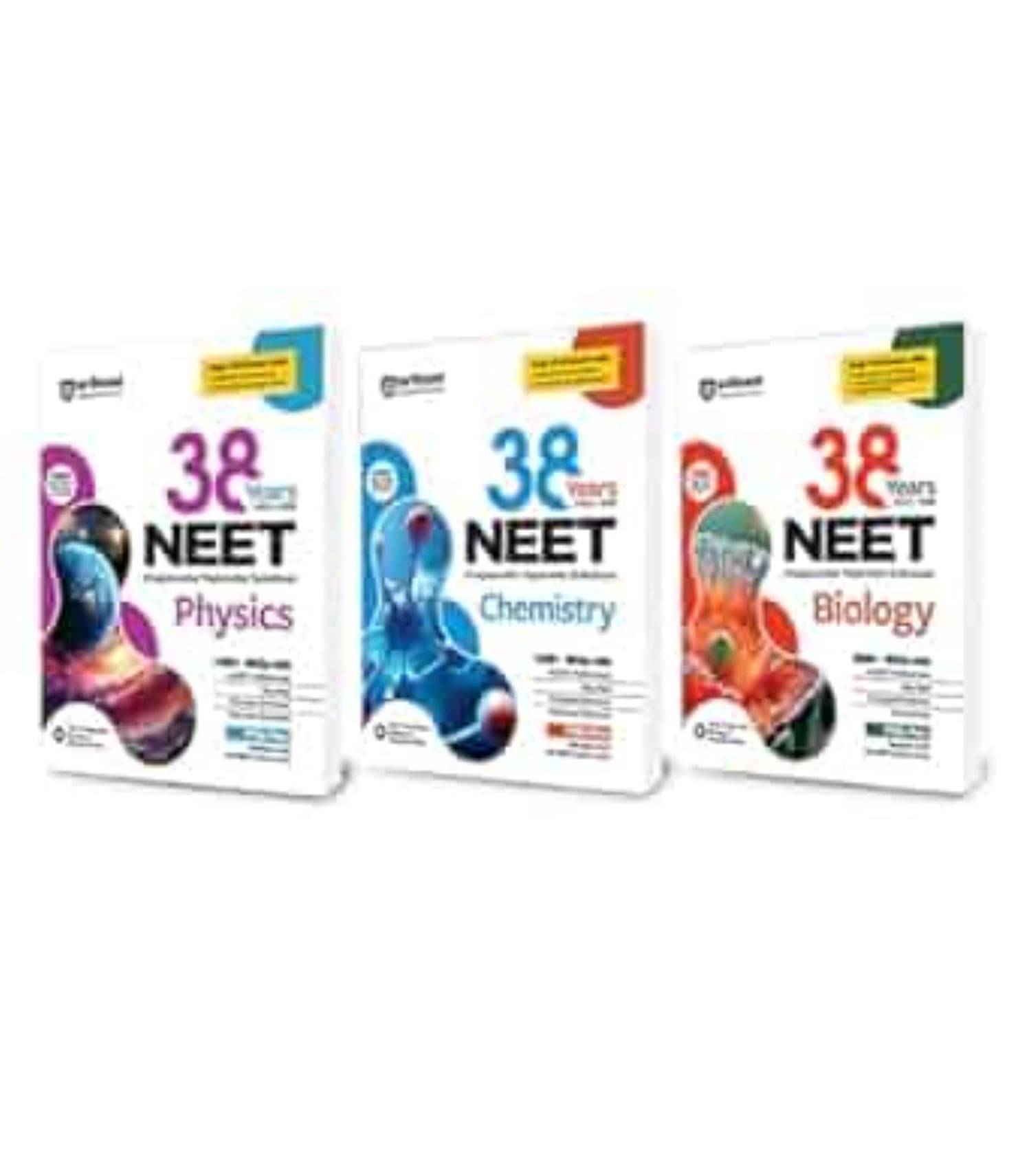     			Arihant 38 Years NEET Physics, Chemistry, BiologyChapterwise Topicwise Solved Papers (2025–1988)