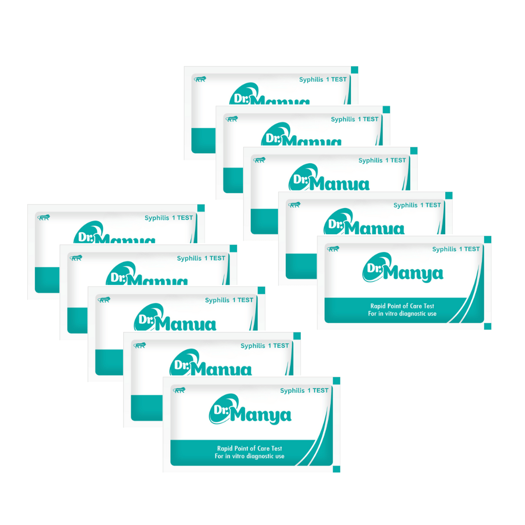     			Dr.Manya Syphilis Rapid Test Kit 10 Pcs Serum Plasma Self Test Cards Blood Test ()
