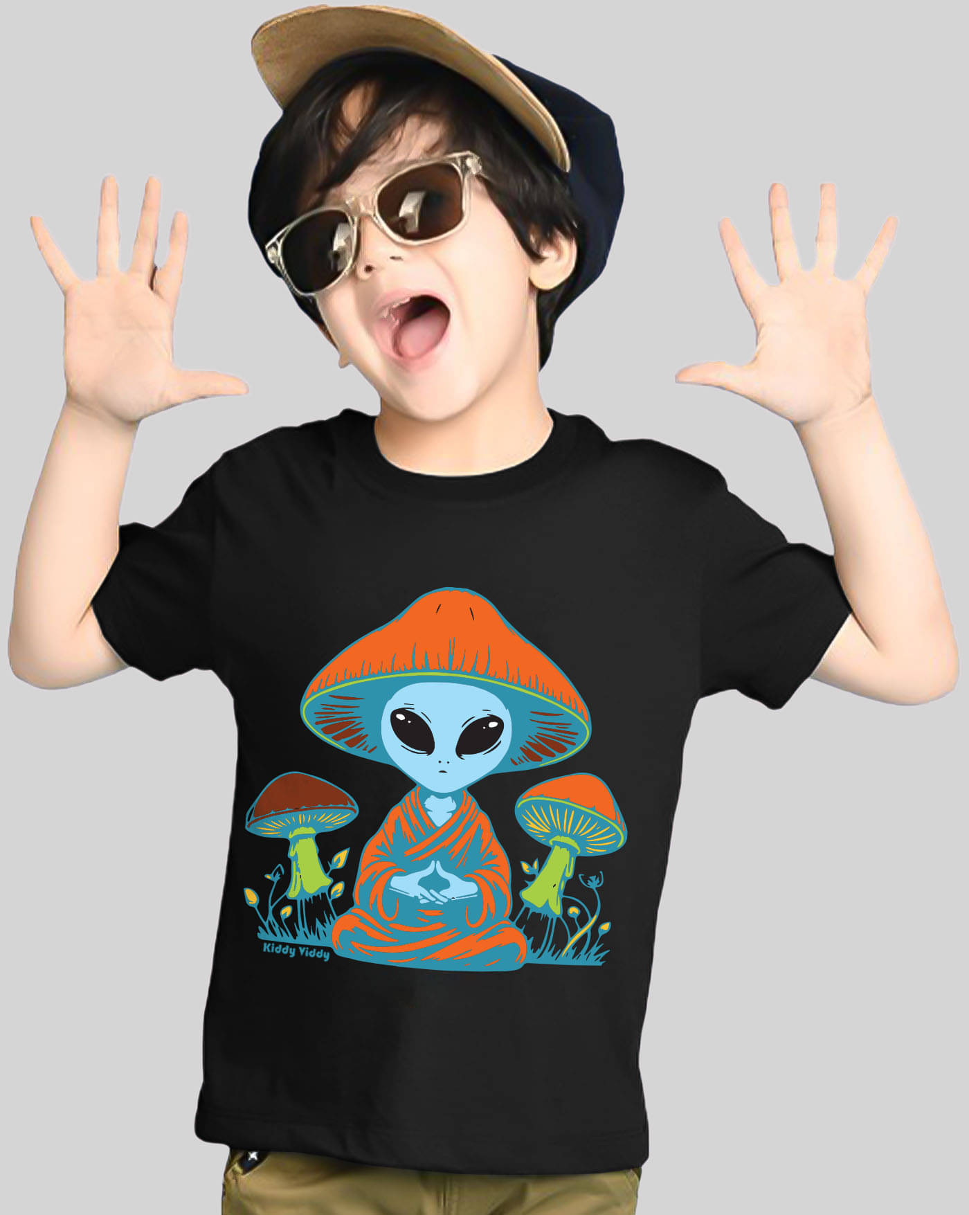     			ENITOR Pack of 1 Boys Cotton Blend T-Shirt ( Black )