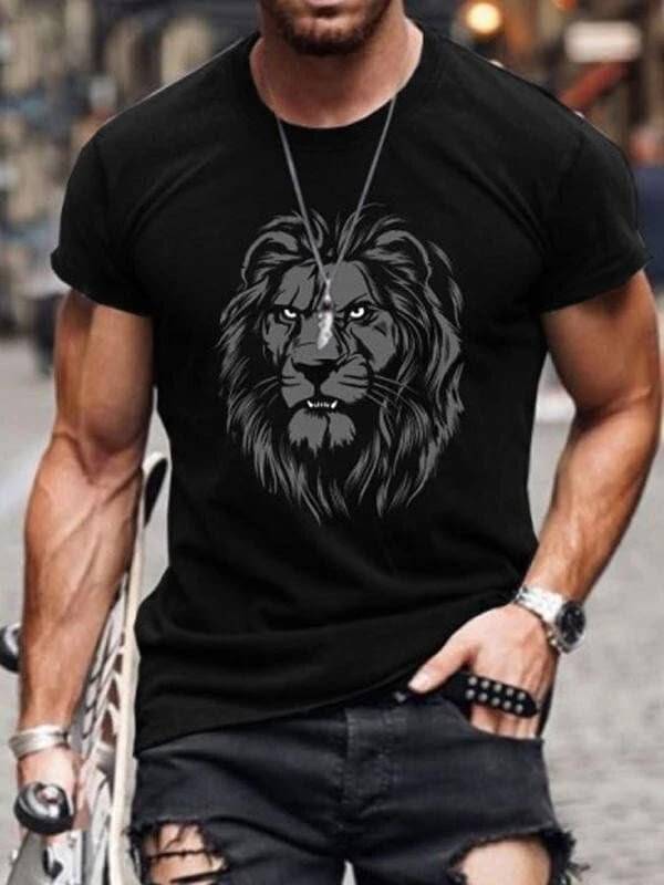     			FLIRTY SOUL Men Polyester Regular Fit Printed T-Shirt ( Black )