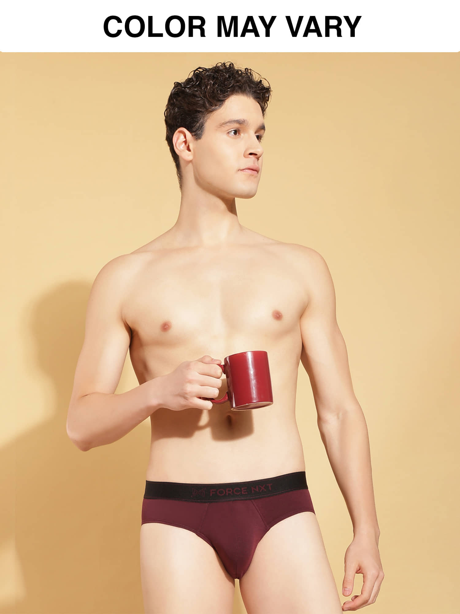 Force NXT Pack of 1 Cotton Briefs For Men's ( Multicolor1 )