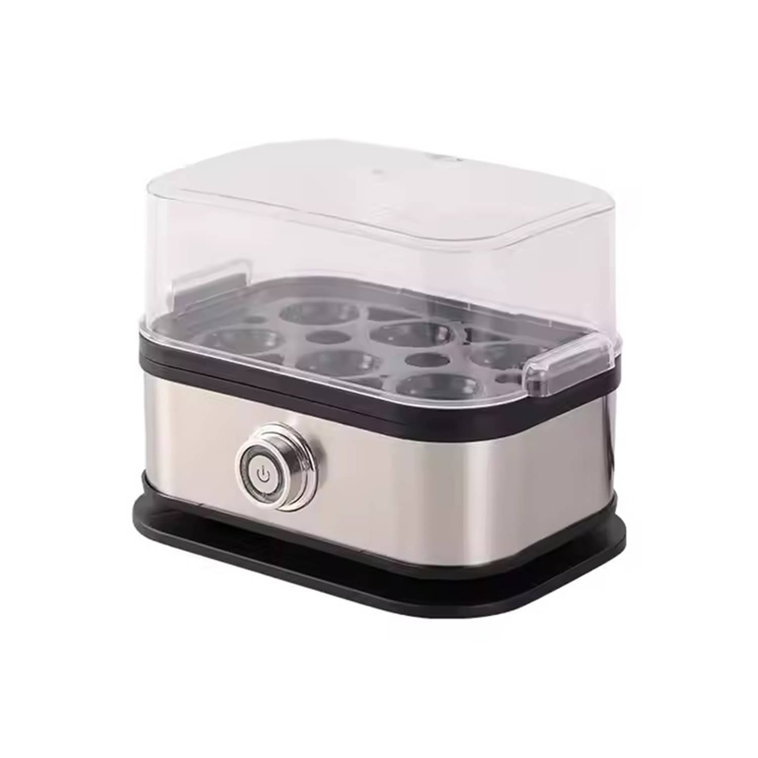 Gjshop Steel Egg Cooker Boil 6 Eggs at a Time | 3 Boiling Modes | Stainless Steel Body Egg Boiler/Cooker for Steaming, Cooking & Boiling Gjshop Steel Egg Cooker Boil 6 Eggs at a Time | 3 Boiling Modes | Stainless Steel Body Egg Boiler/Cooker for Steaming, Cooking & Boiling